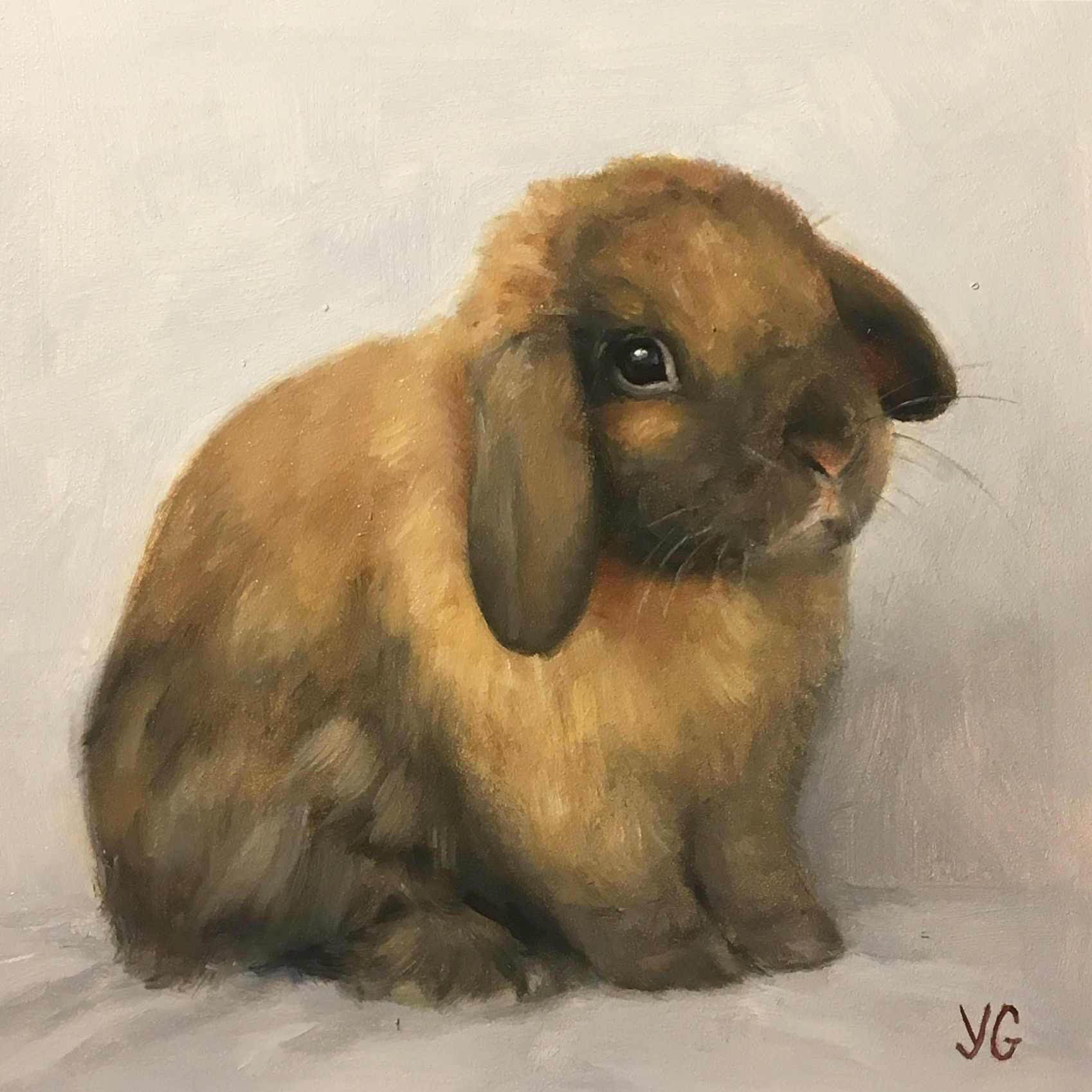 Wally 6x6 Oil on board