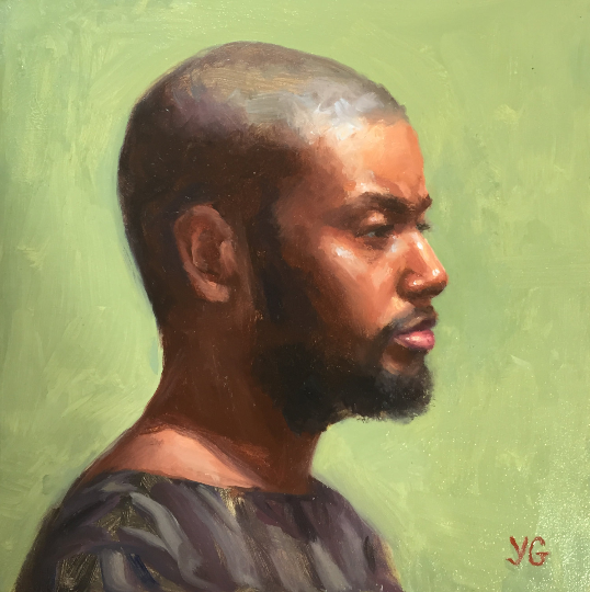 6x6 Oil on board
