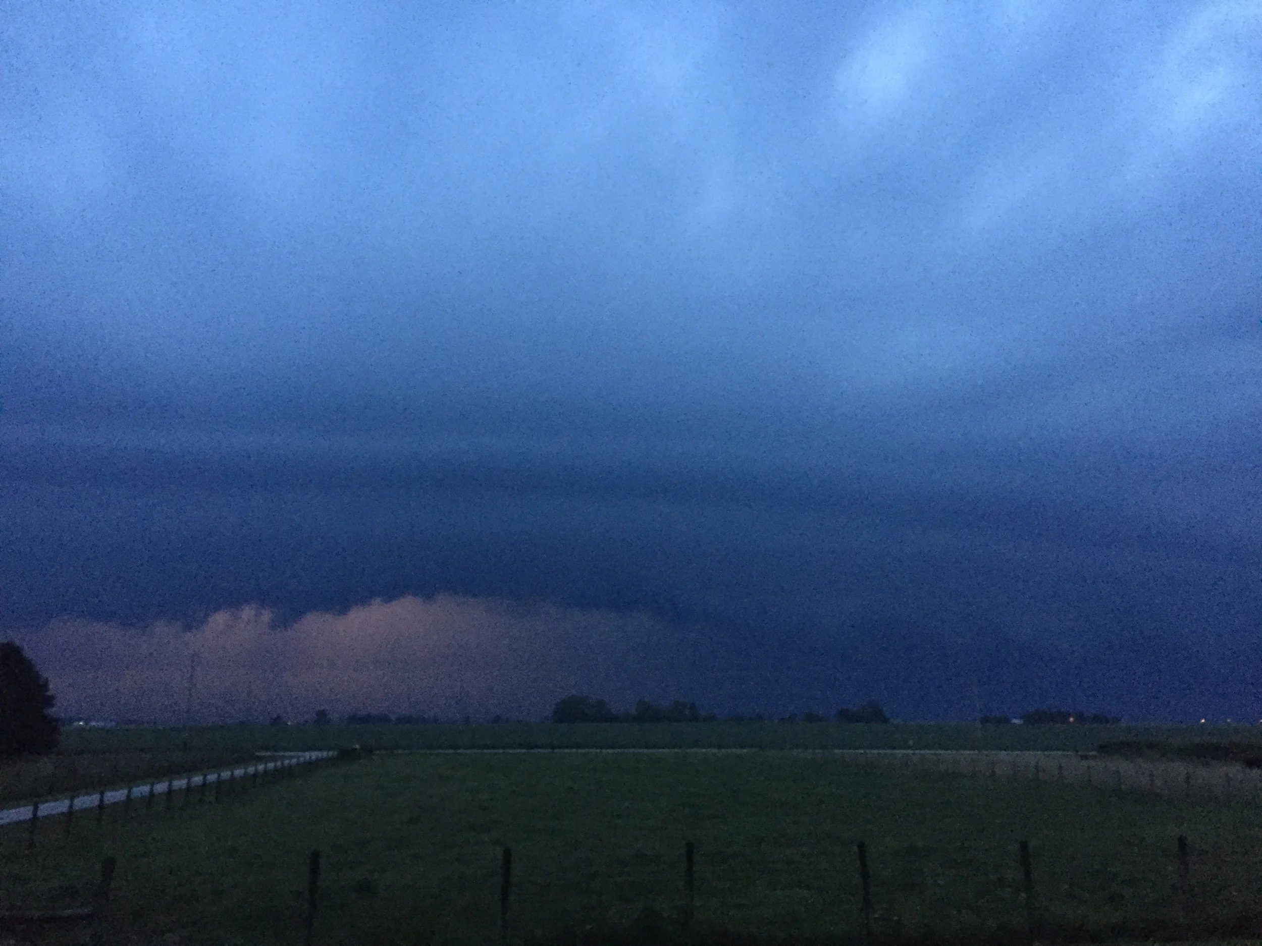 Taken while watching from my front porch