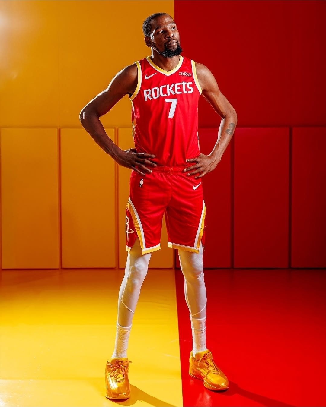 Custom set for the Houston Rockets with Kevin Durant