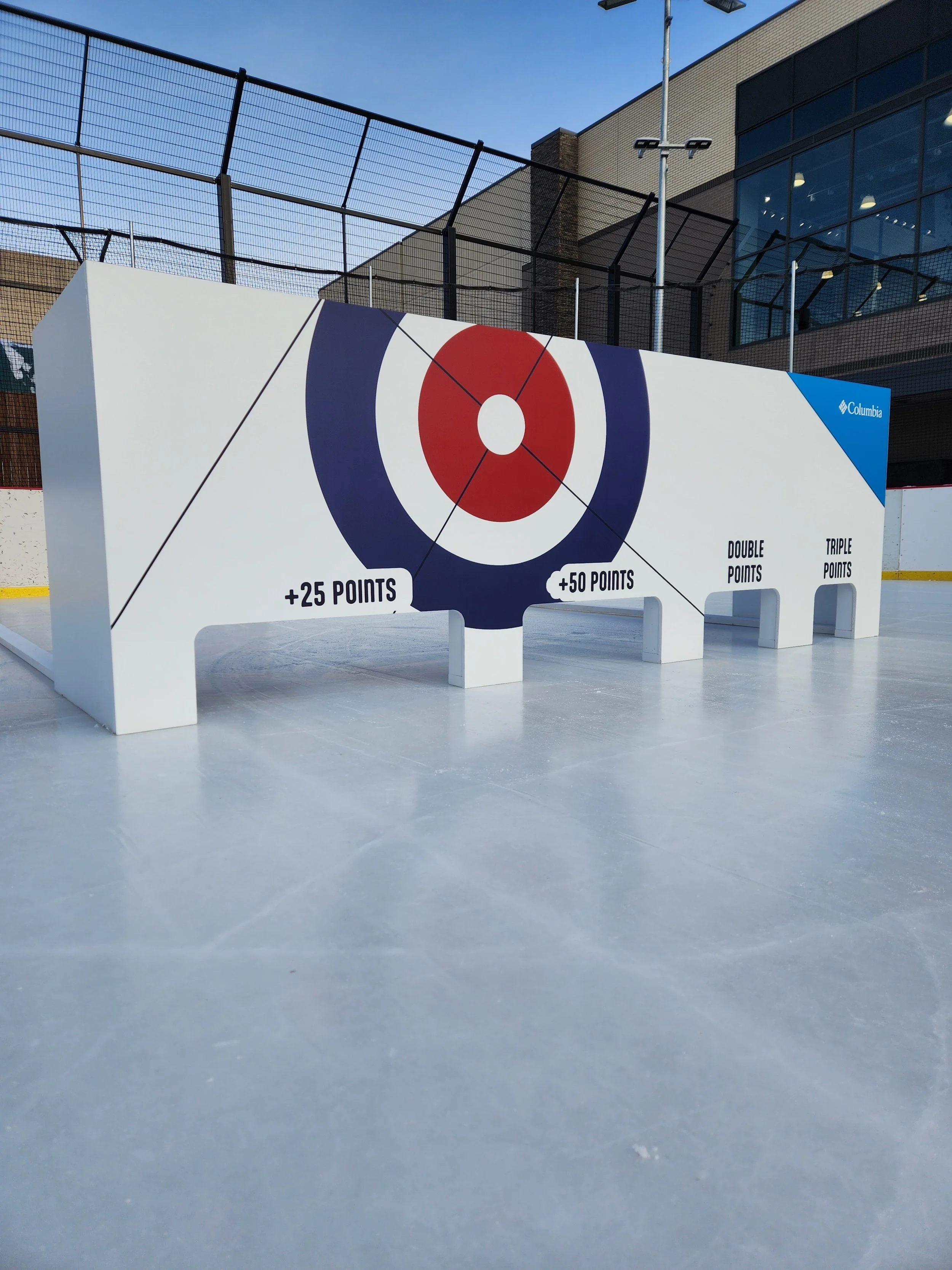 On Ice Curling Game Activation for The House Of Sport by Dick's Sporting Goods and Columbia