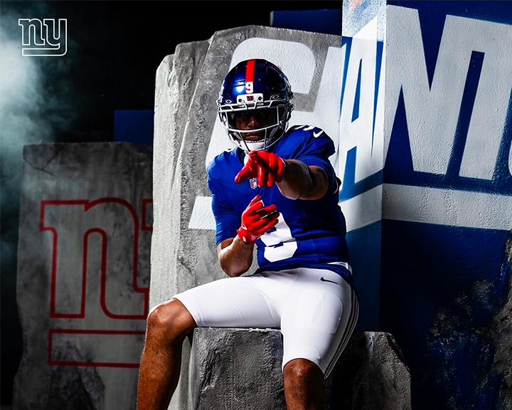 NY Giants set for Media Day Activation