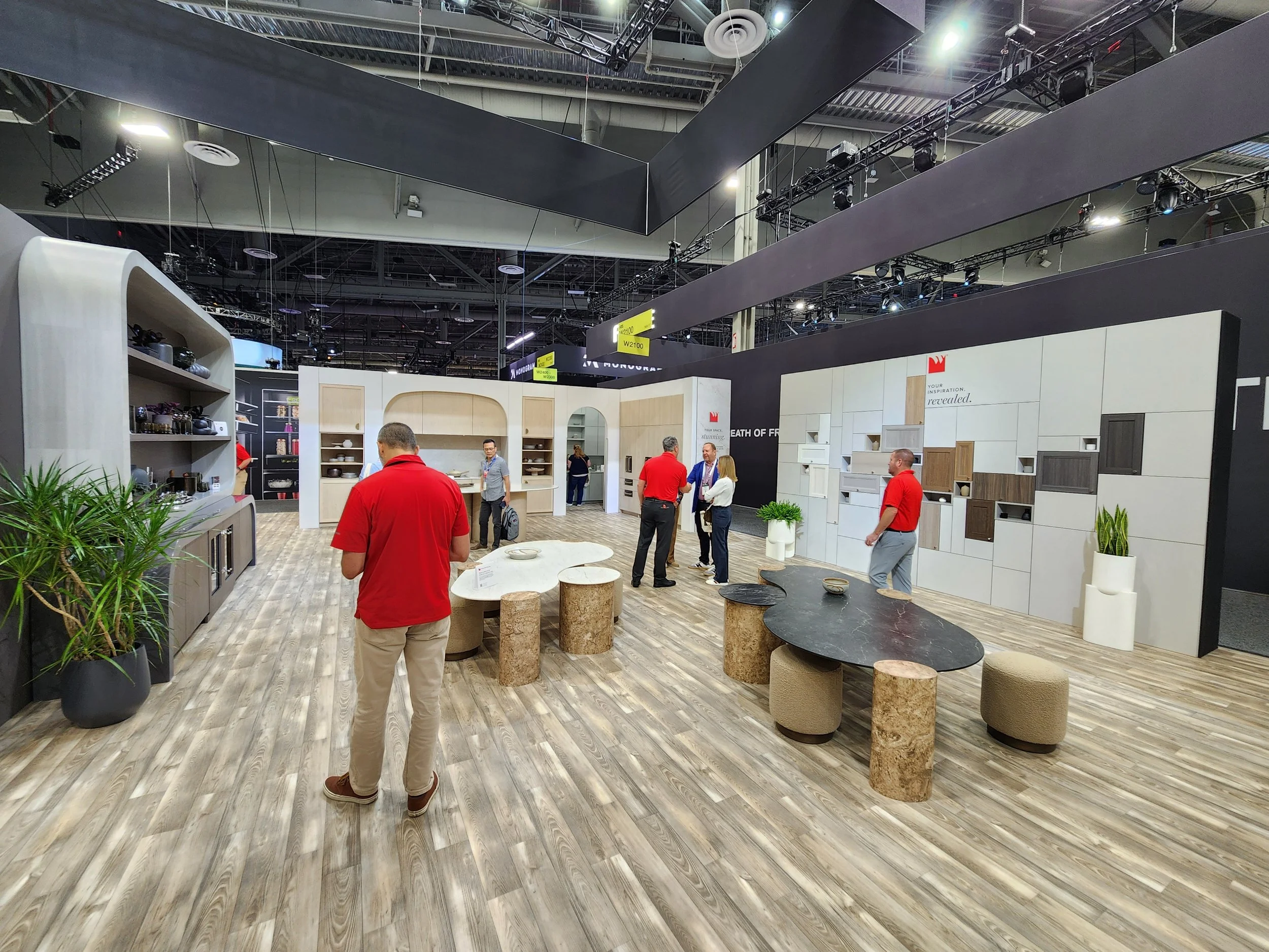 Wilsonart KBIS trade show  booth at Las Vegas convention center