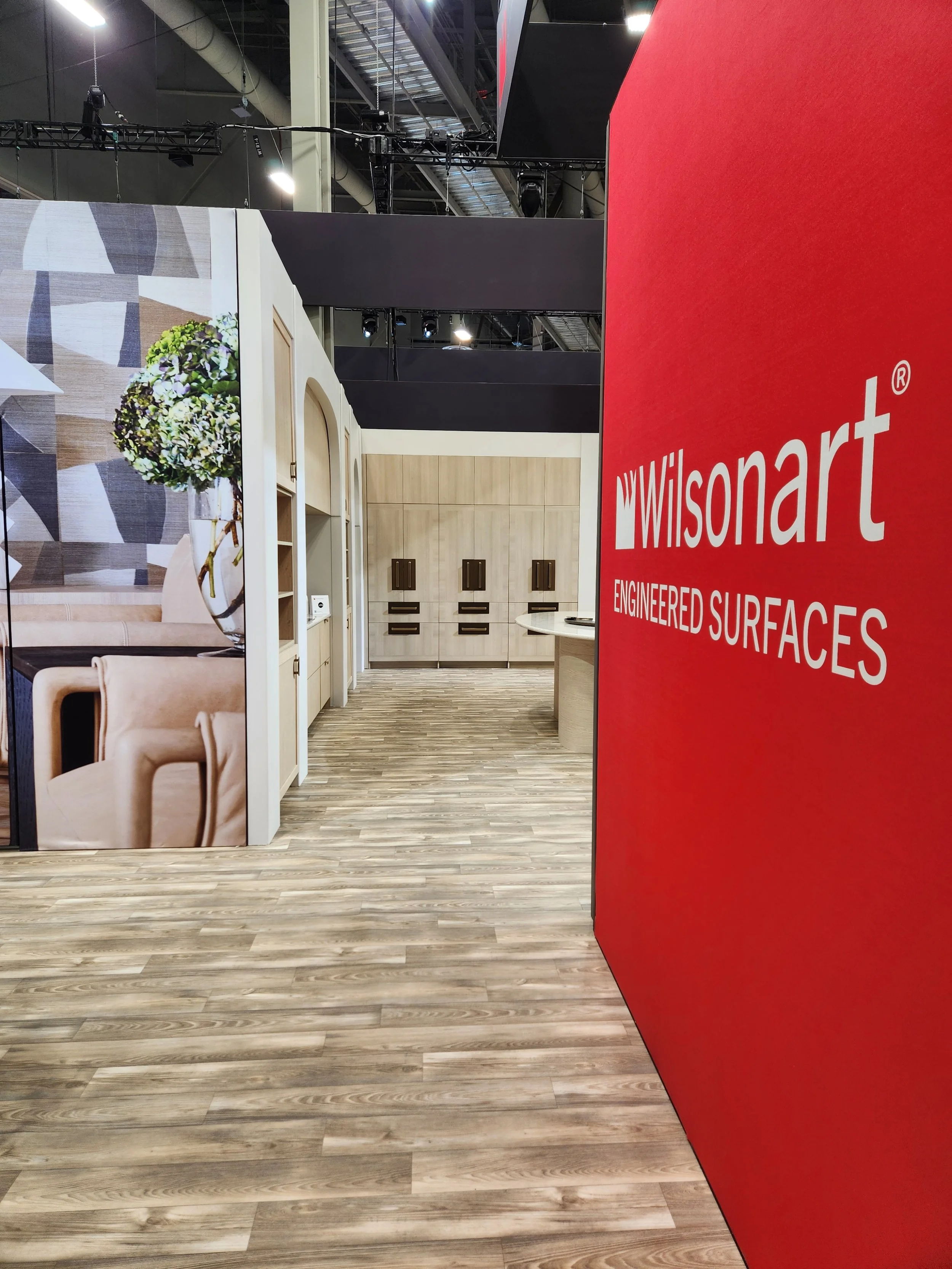 Wilsonart KBIS trade show booth