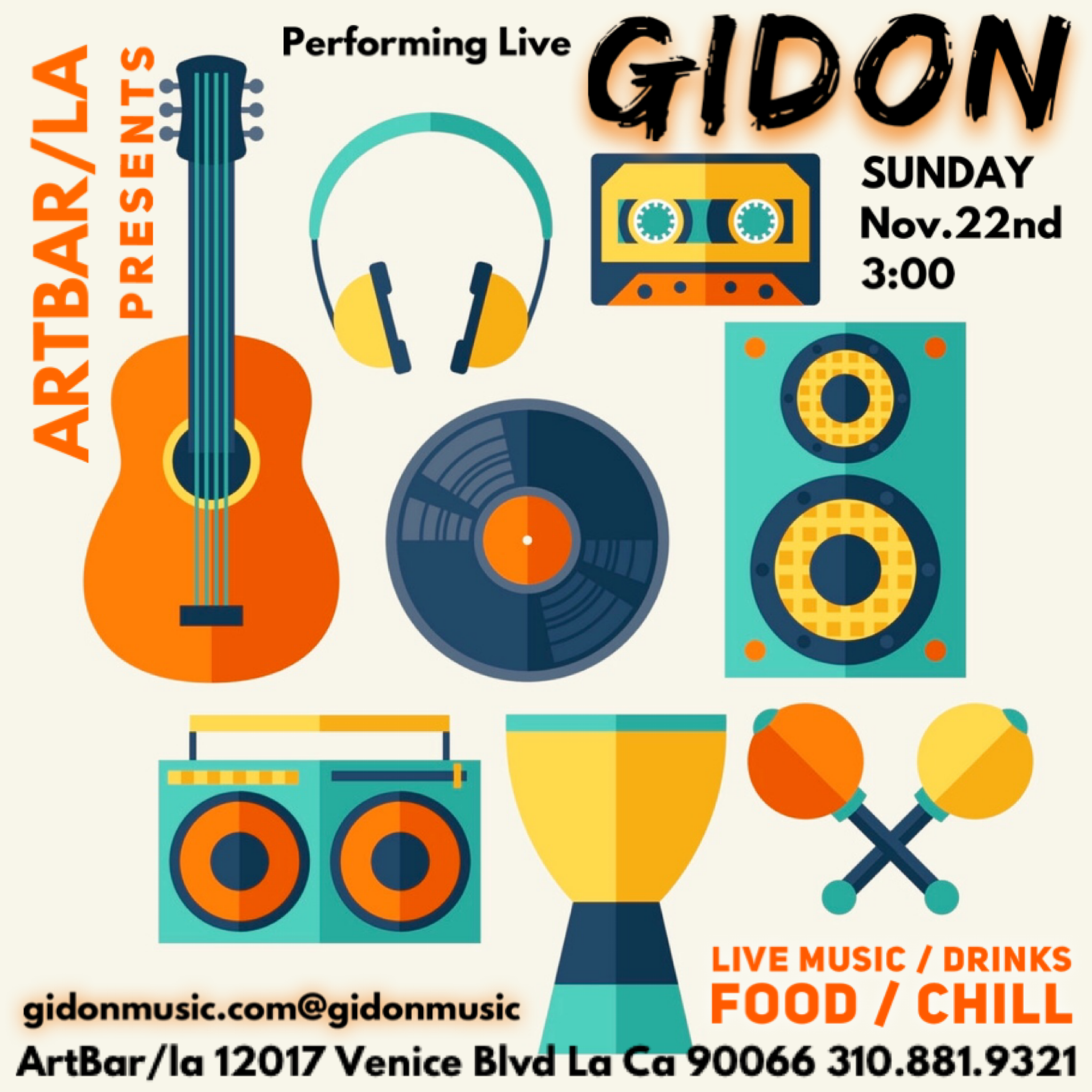 Gidon Live at Art Bar LA