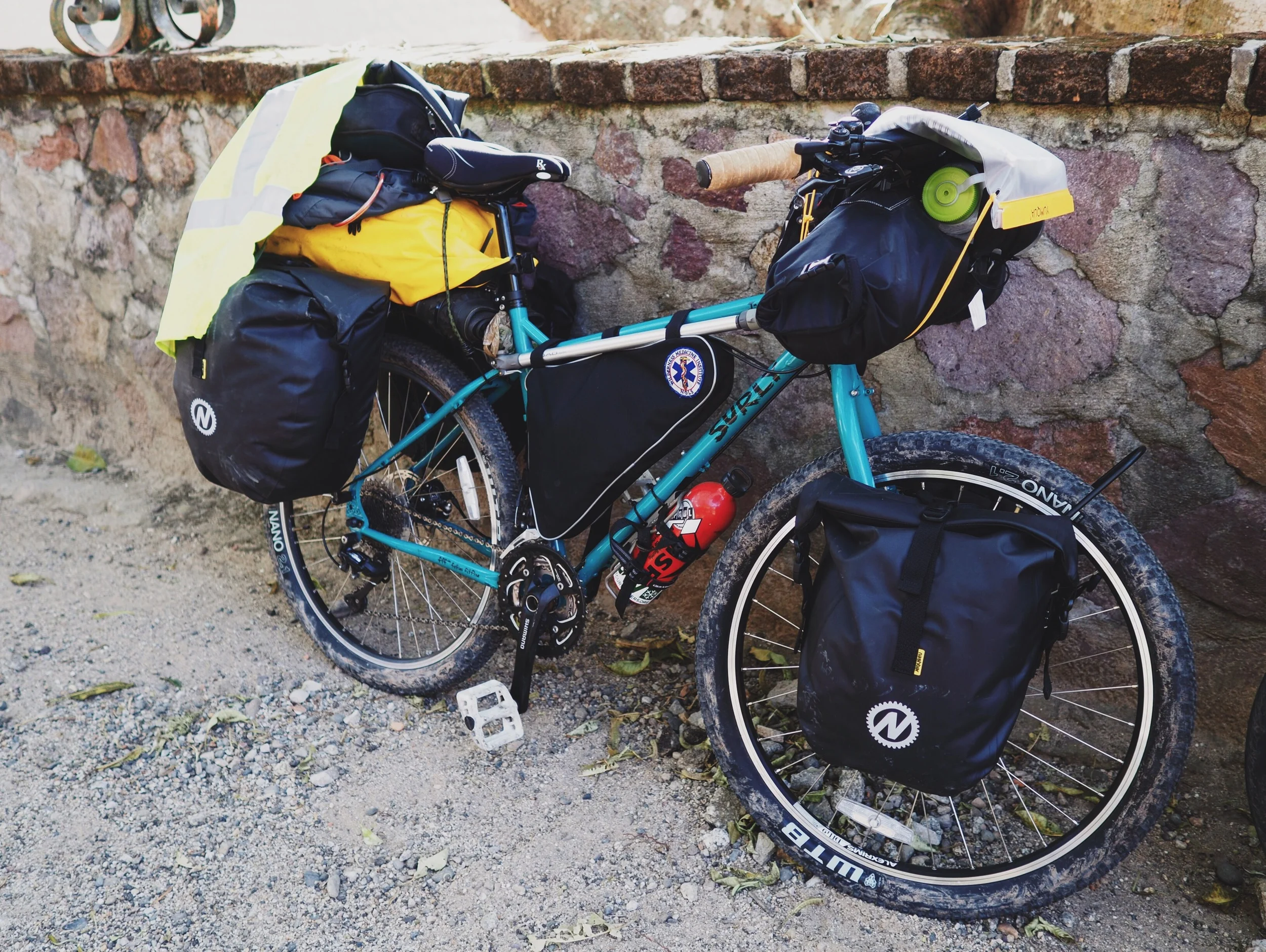 Mehedi's bike packed up