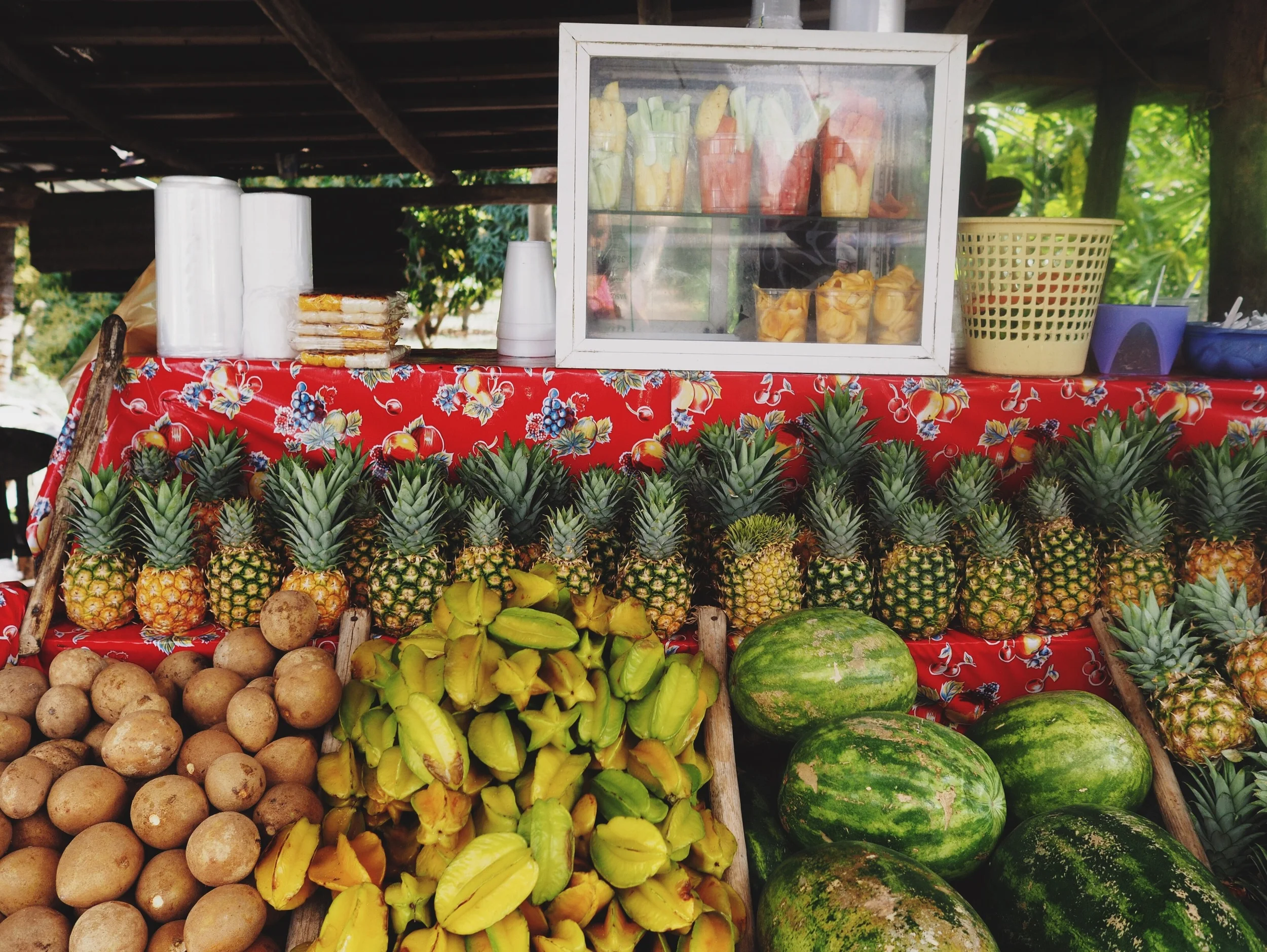 Fruit stand in San Buenaventura