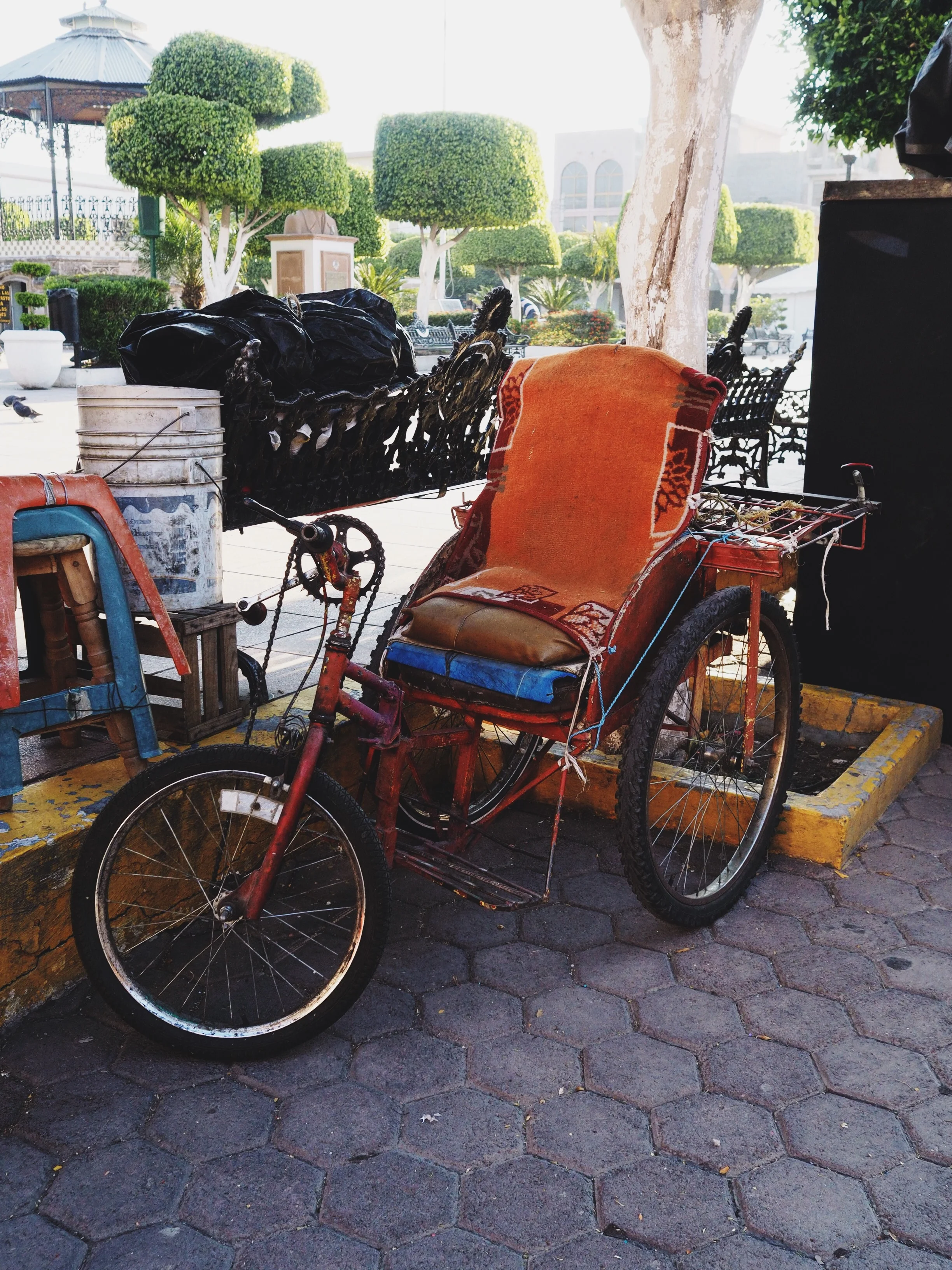 Handicapped tricycle in Yurécuaro