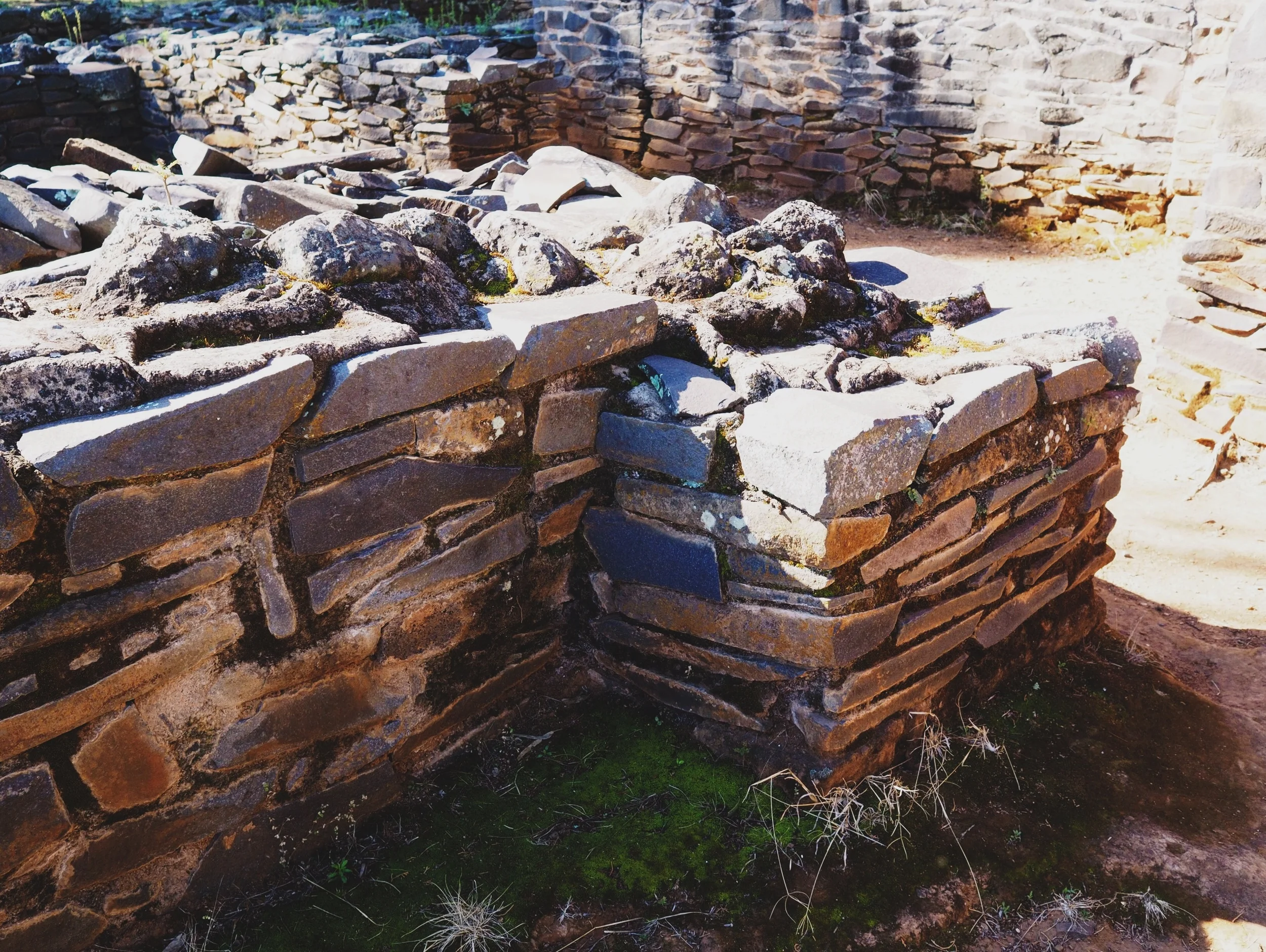 Details of the ruins at Tzintzuntzan