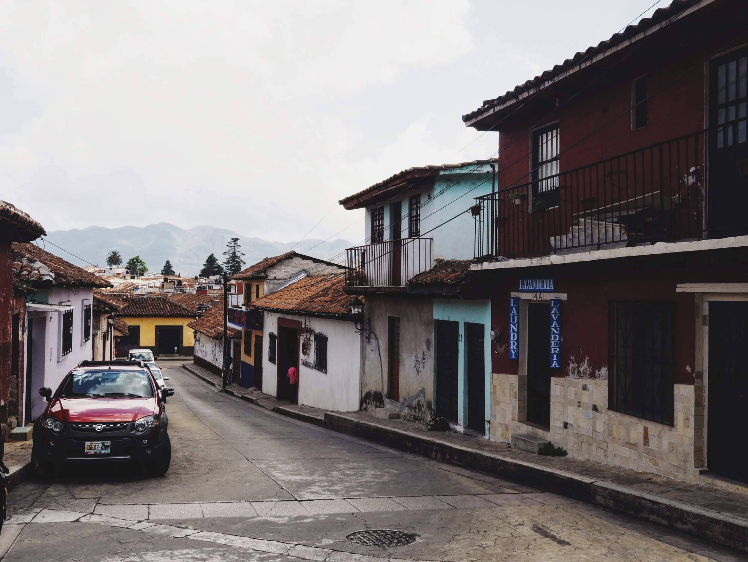 Wandering in San Cristóbal on an overcast day