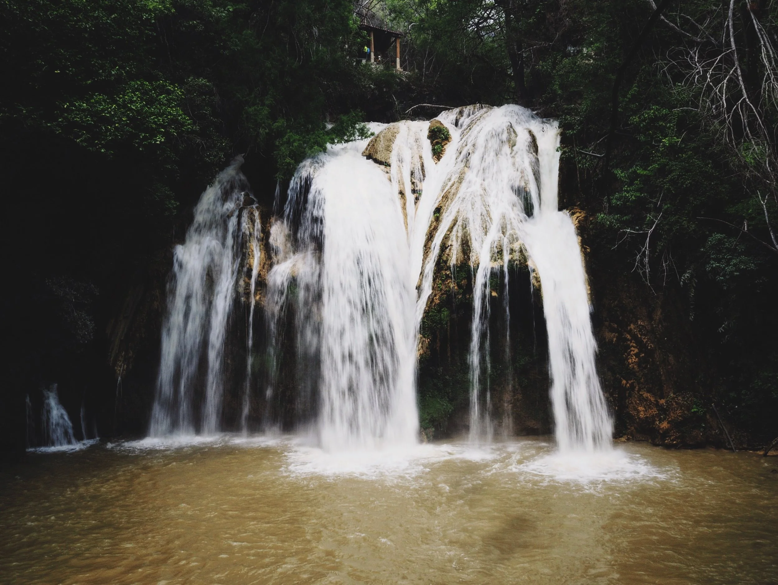 The impressive smaller falls at El Chiflón
