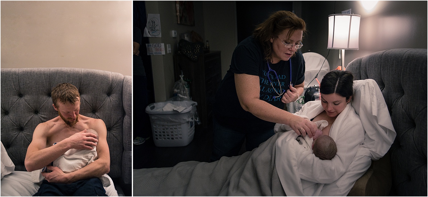 midwife amie hernandez at bloomington normal water birth