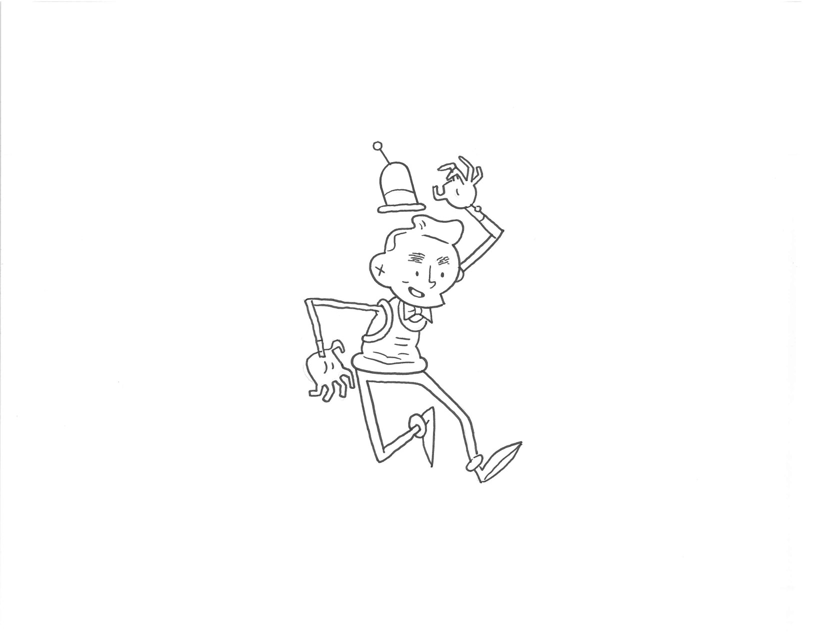 FANCY-PANTS MXYZPTLK - $40 Original Illustration / 8.5 x 11 Cardstock