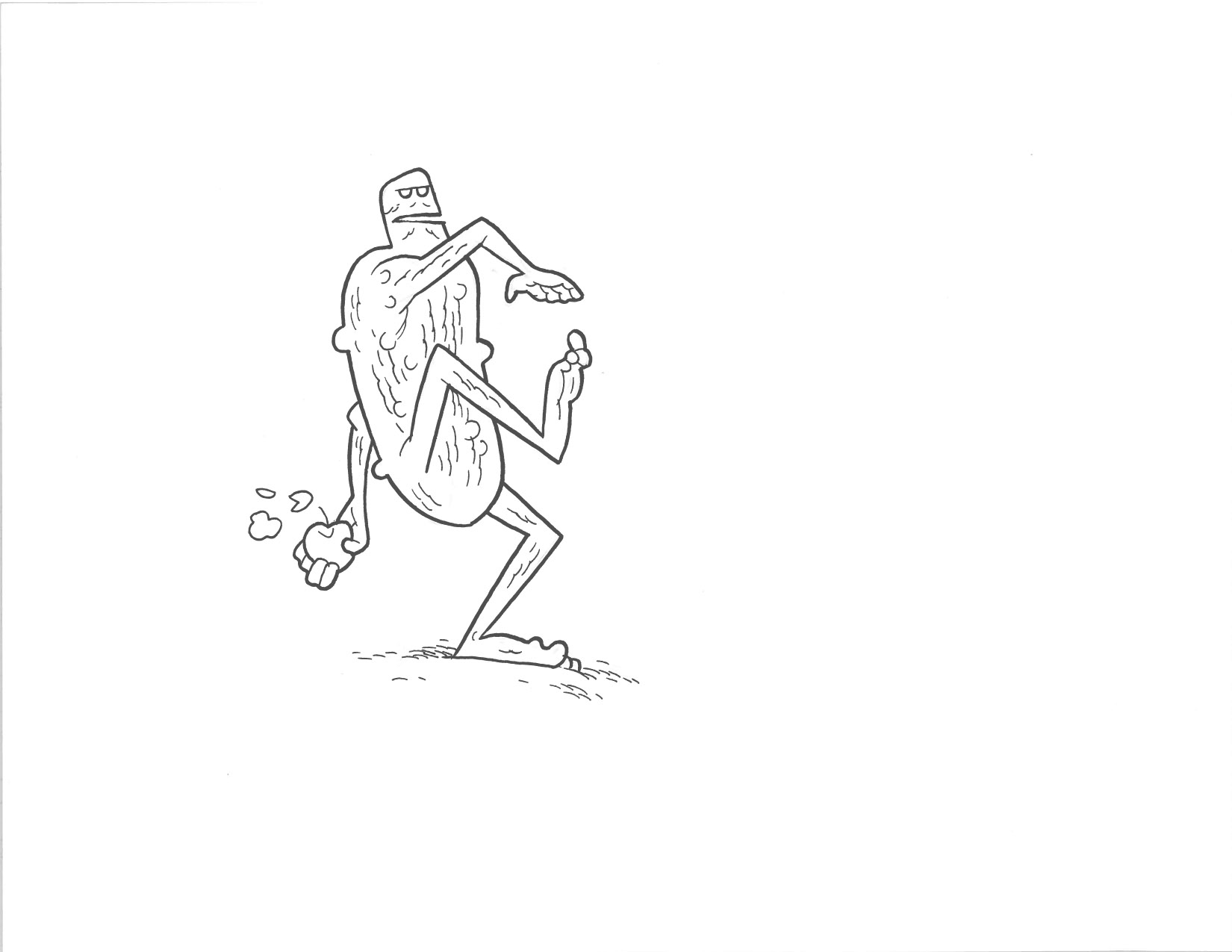 THE VEGETABLE - $40 Original Illustration / 8.5 x 11 Cardstock