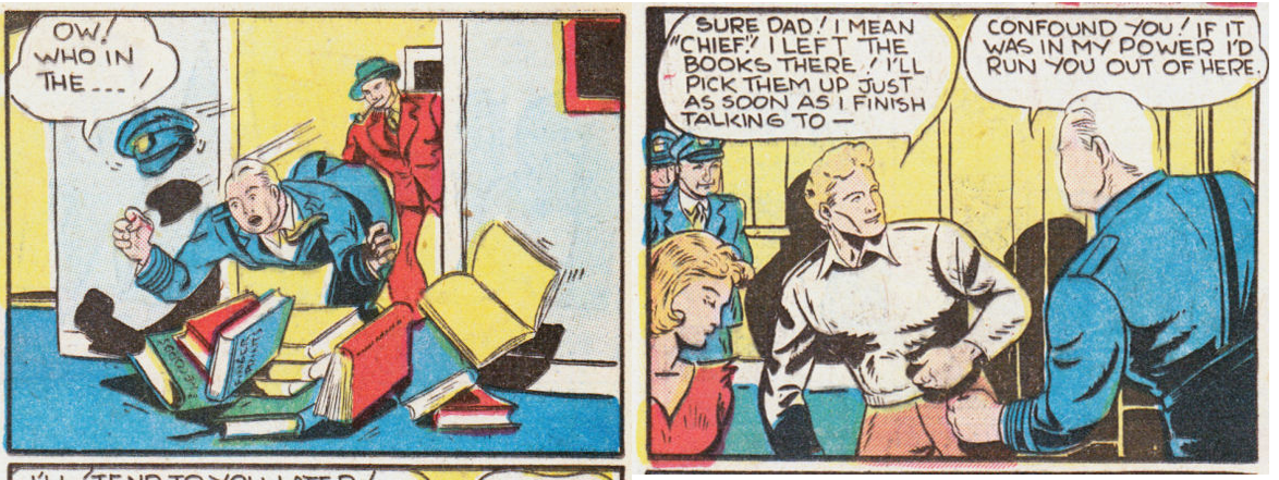 The Chief, the newspaper reporter, some cops, the Mayor’s Niece and Flash — every one of ‘em, The Buzzard.