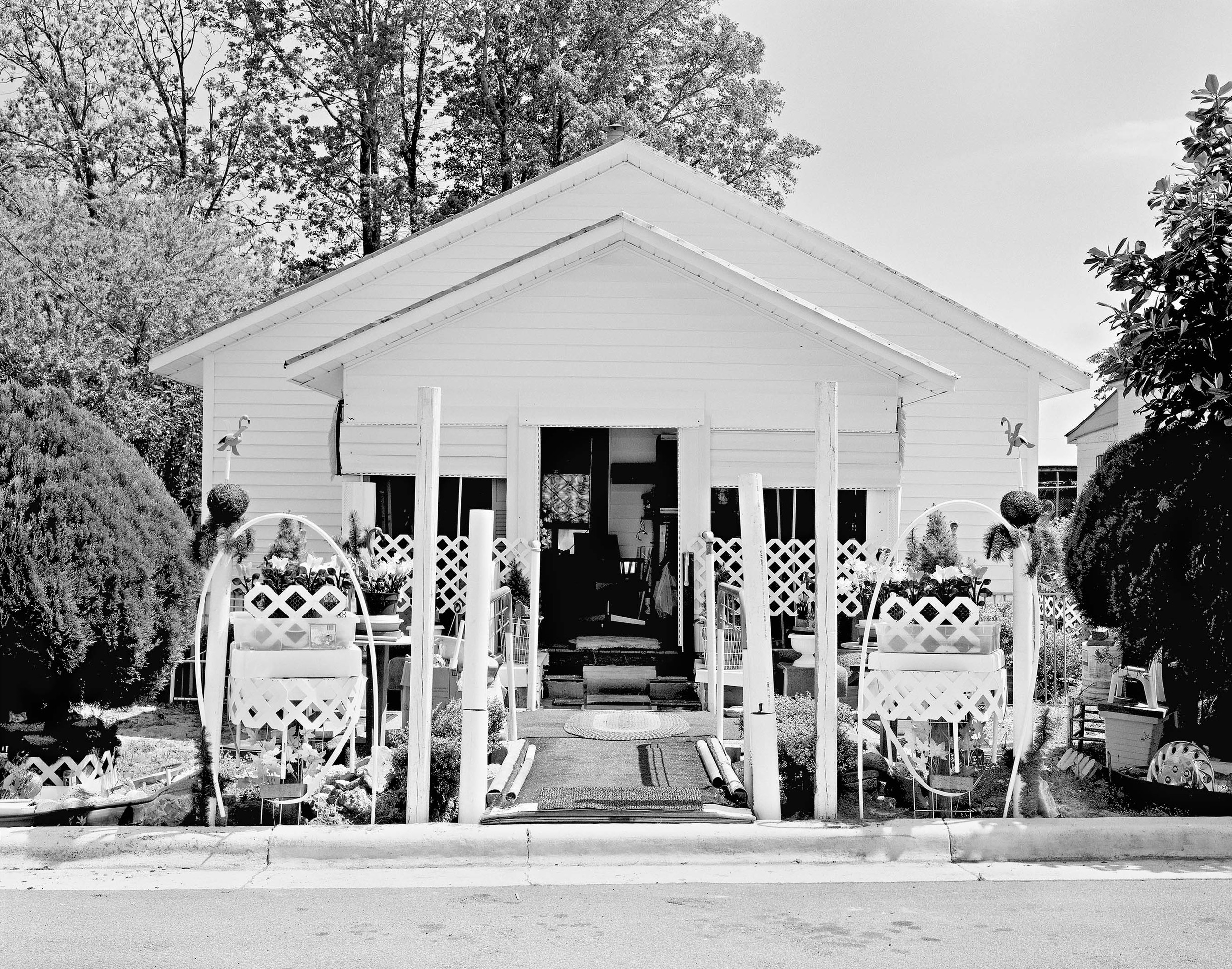  Louise Daniel's House and Garden, Greenville, North Carolina 