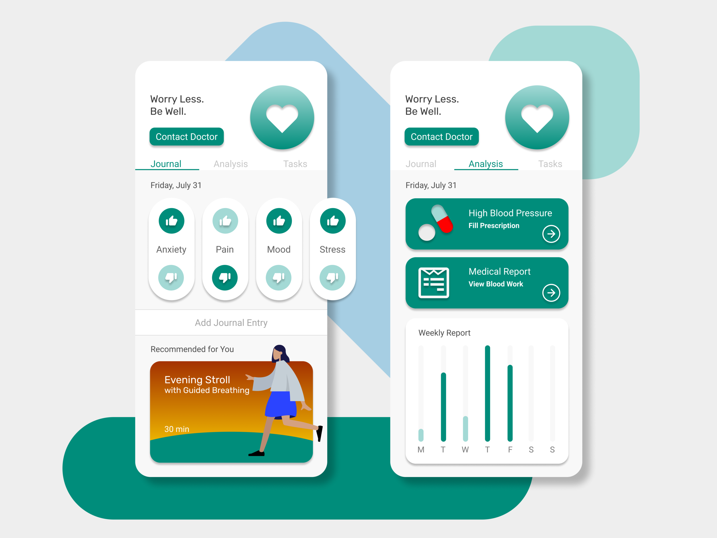 Holistic Healthcare App - well-being meets doctor’s visits