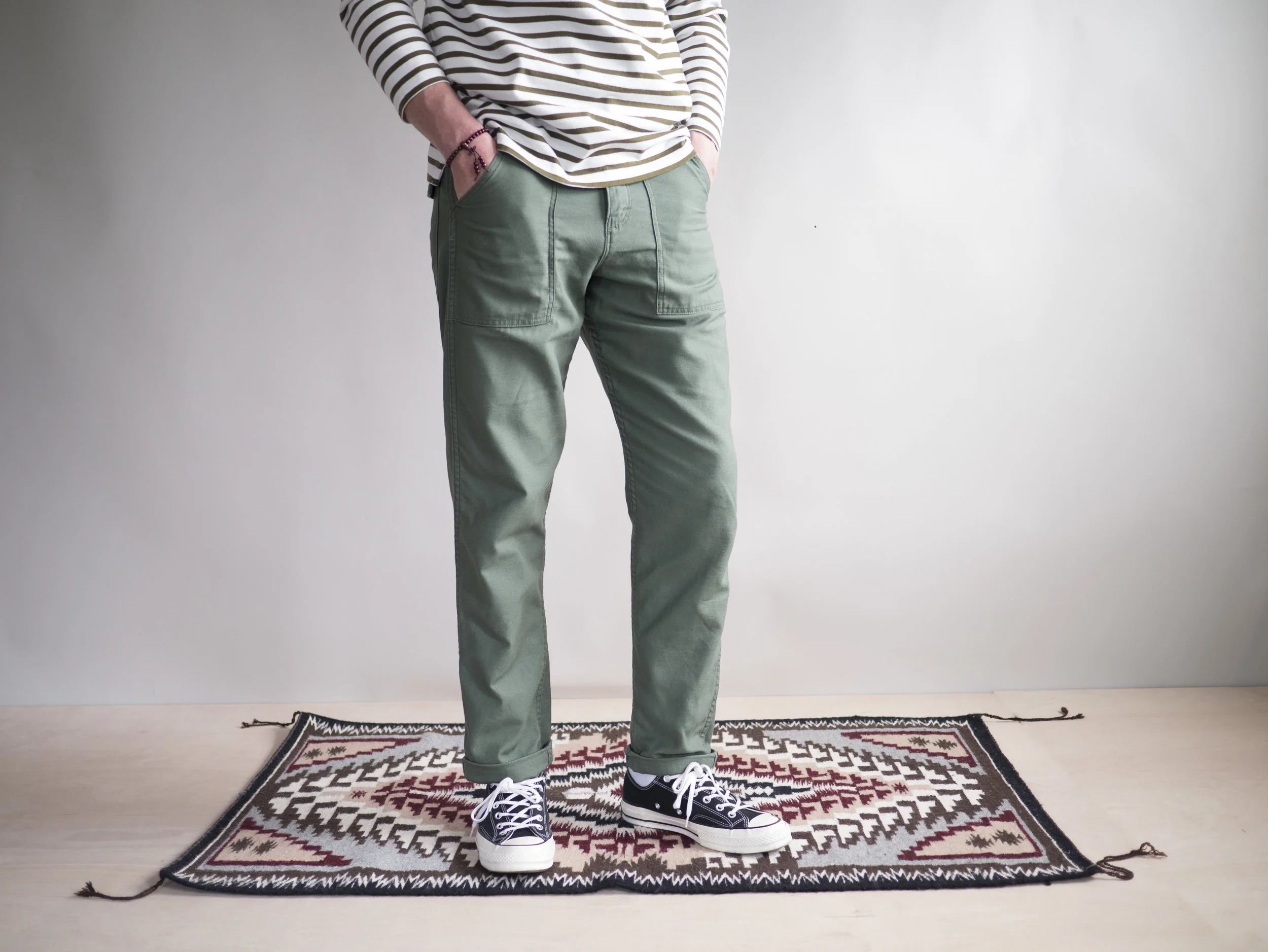 stan ray slim fit 4 pocket fatigue pant