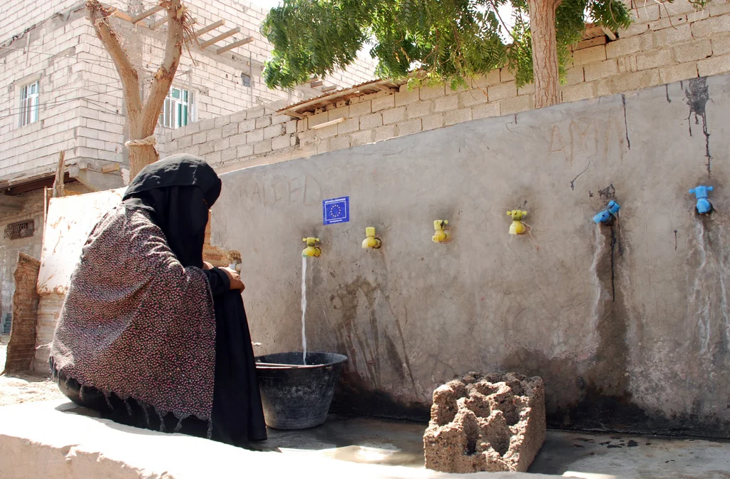 Yemen Clean Water Refugee Protection Program, Photo by EU Civil Protection and Humanitarian Aid