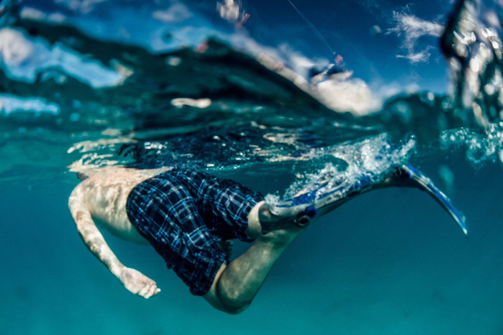 Blue Snorkelling