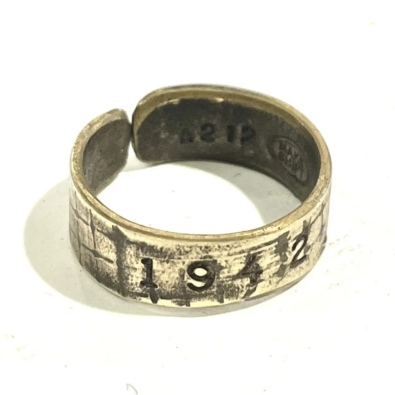 WWII Shell Casing Ring - 1942 - size 8