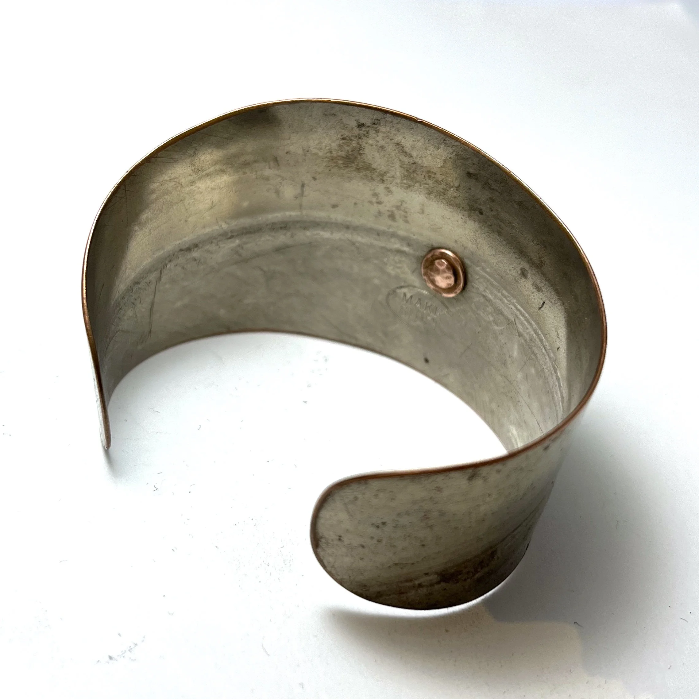 Bracelet Vintage Mondial BRM Plaqué Argent - Bio Regulator, Unisexe, Longueur 17-18 Cm, Bon état