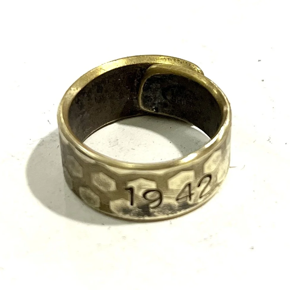 WWII Shell Casing Ring - 1942 - size 8