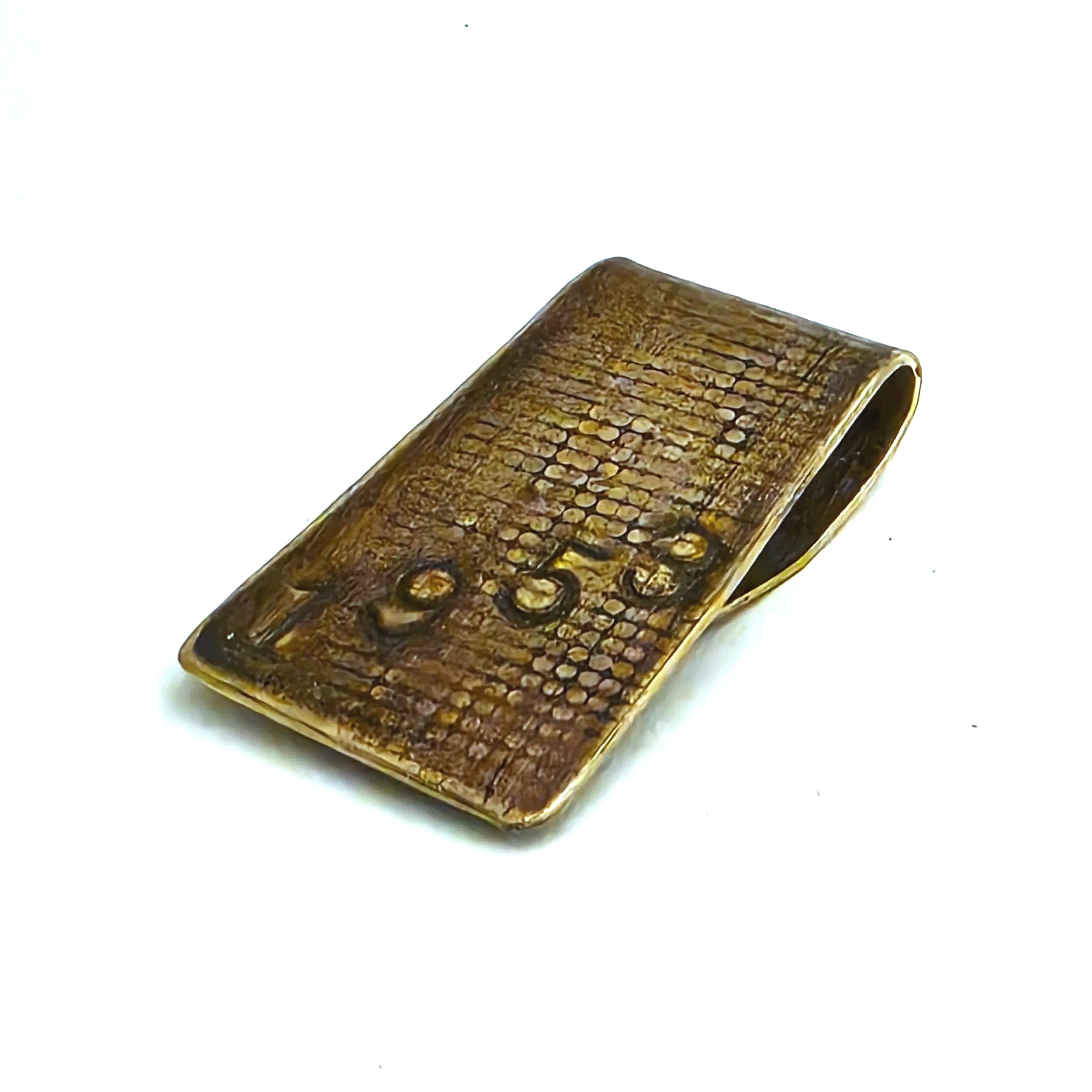 Korean War Shell Casing Money Clip - 1953 -Brass