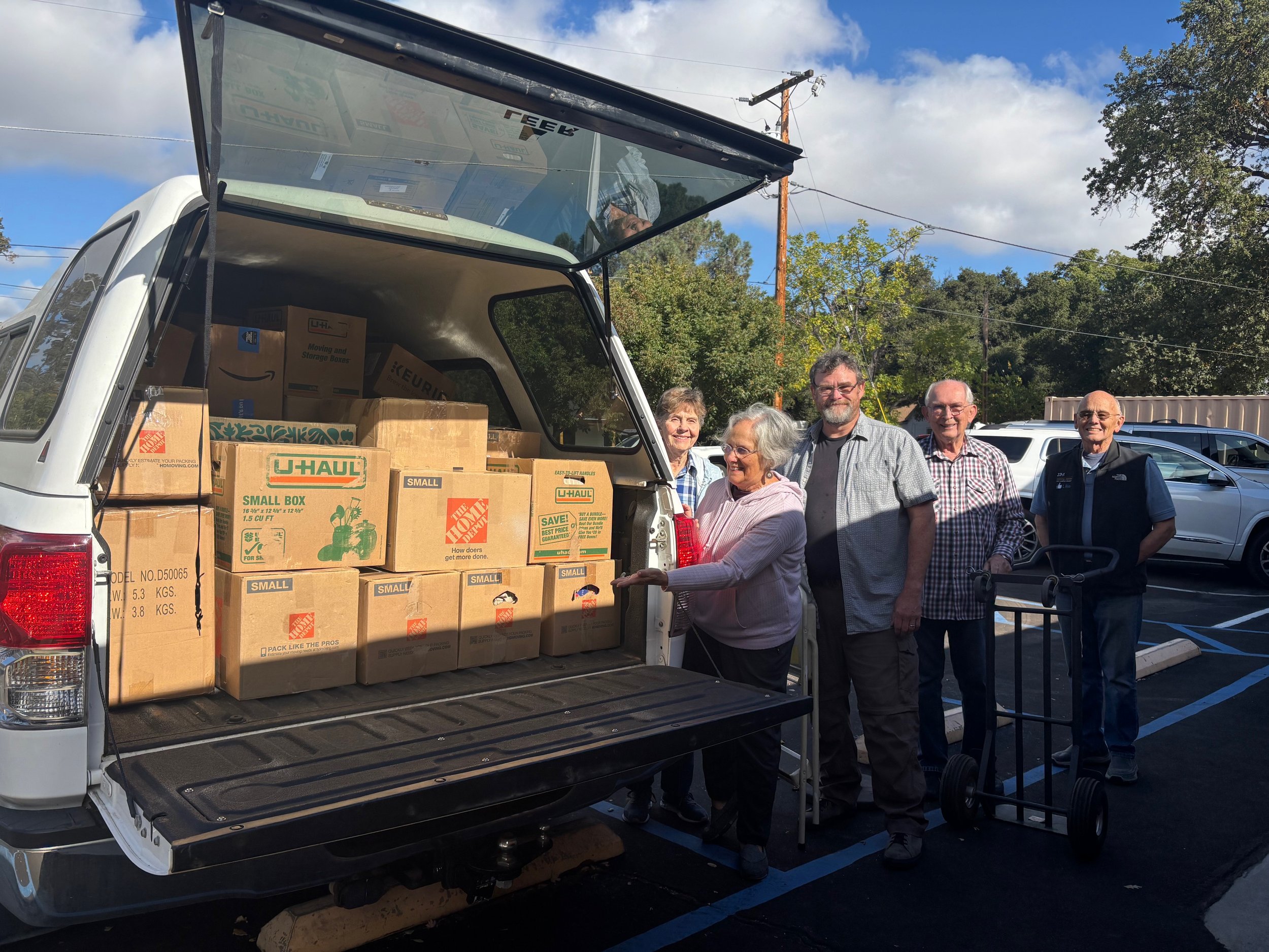 Packing of quilts for Lutheran World Relief