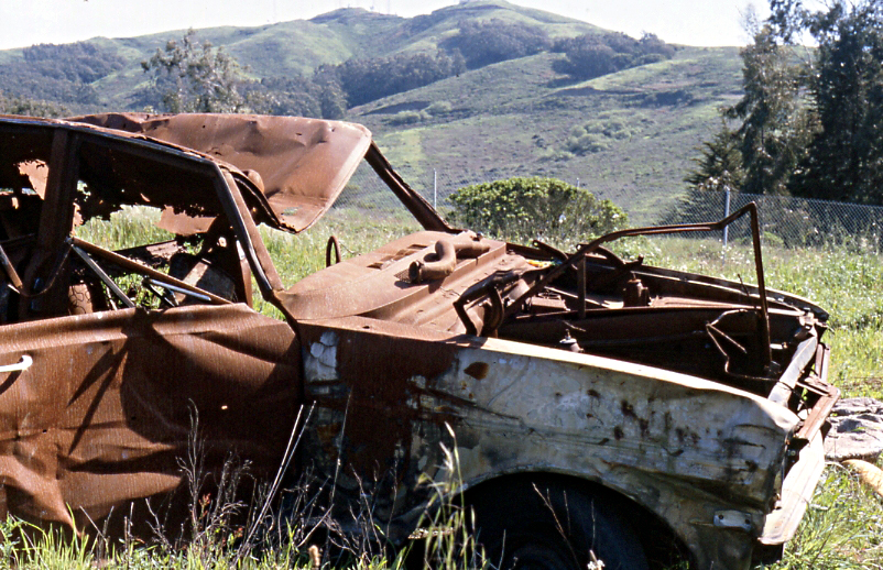 We prefer cars that are a little bit more preserved than this...