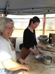 Freidel, left, at Mission Blue Nursery