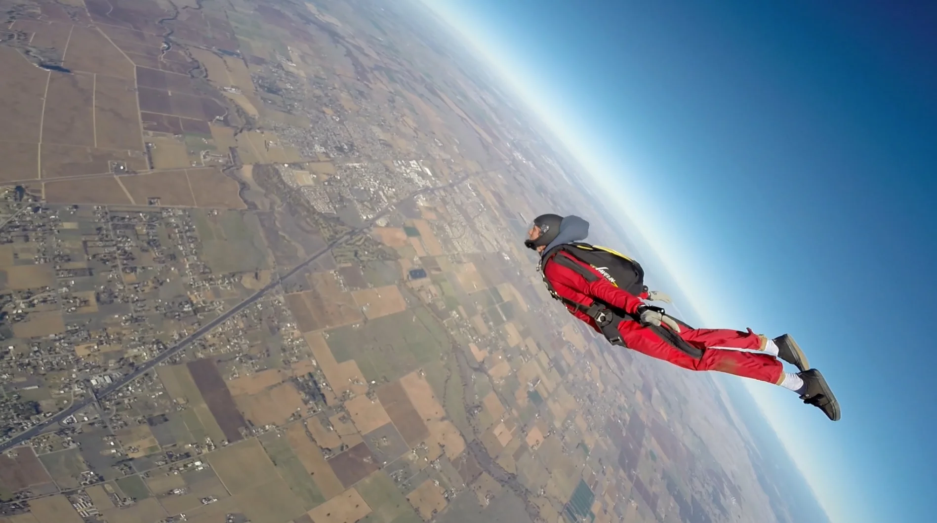 My first time truly flying.