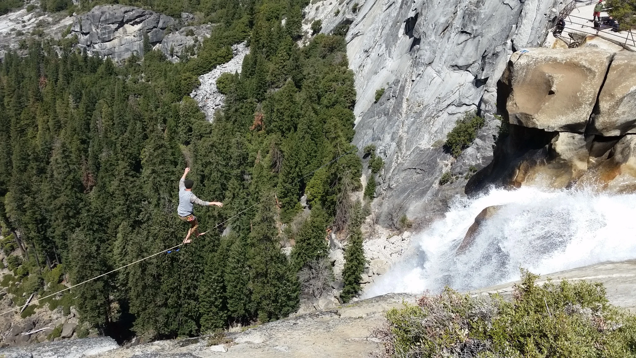 Nevada Falls in Yosemite Valley, CA