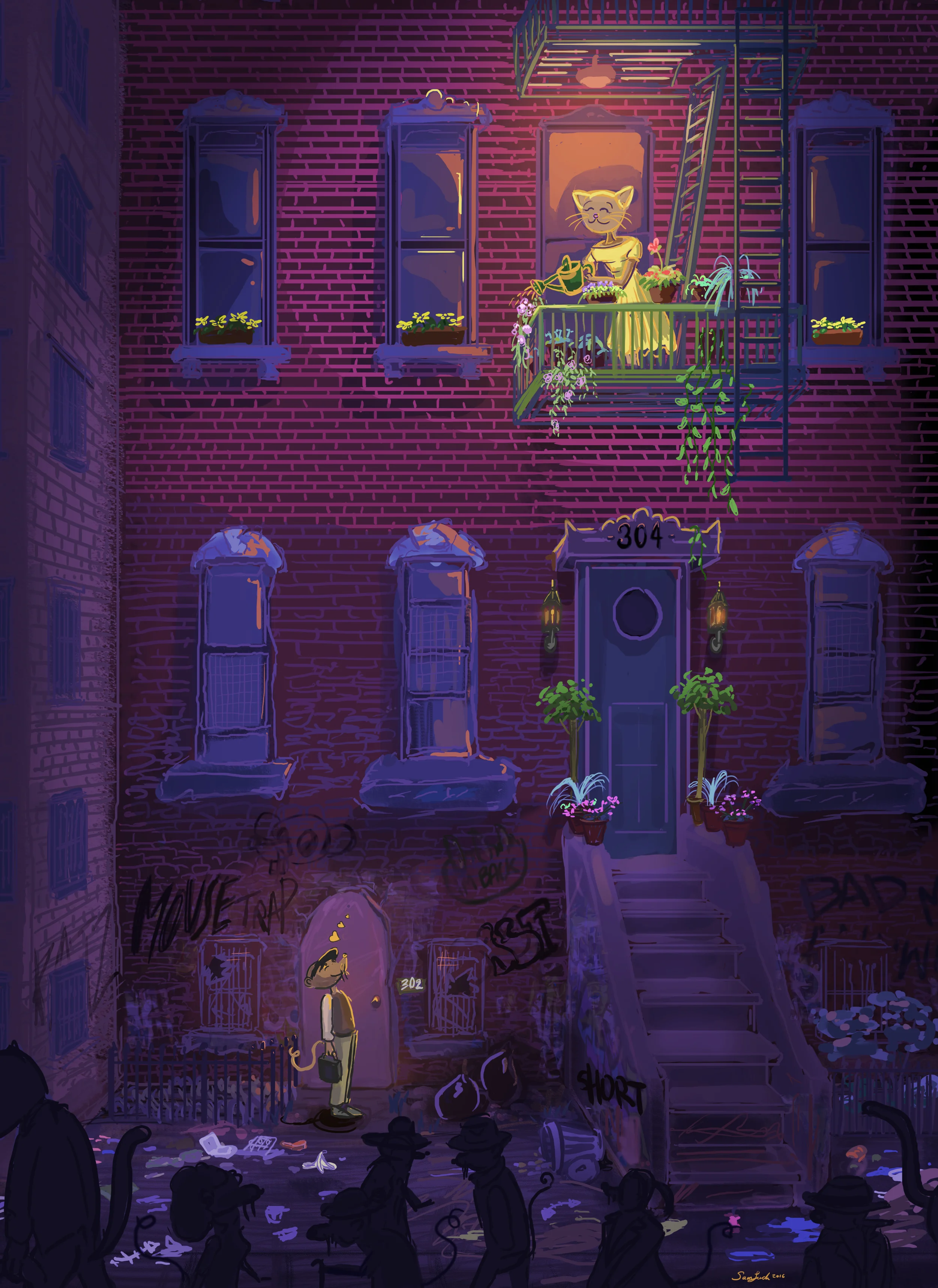 Crush on the Cat Upstairs