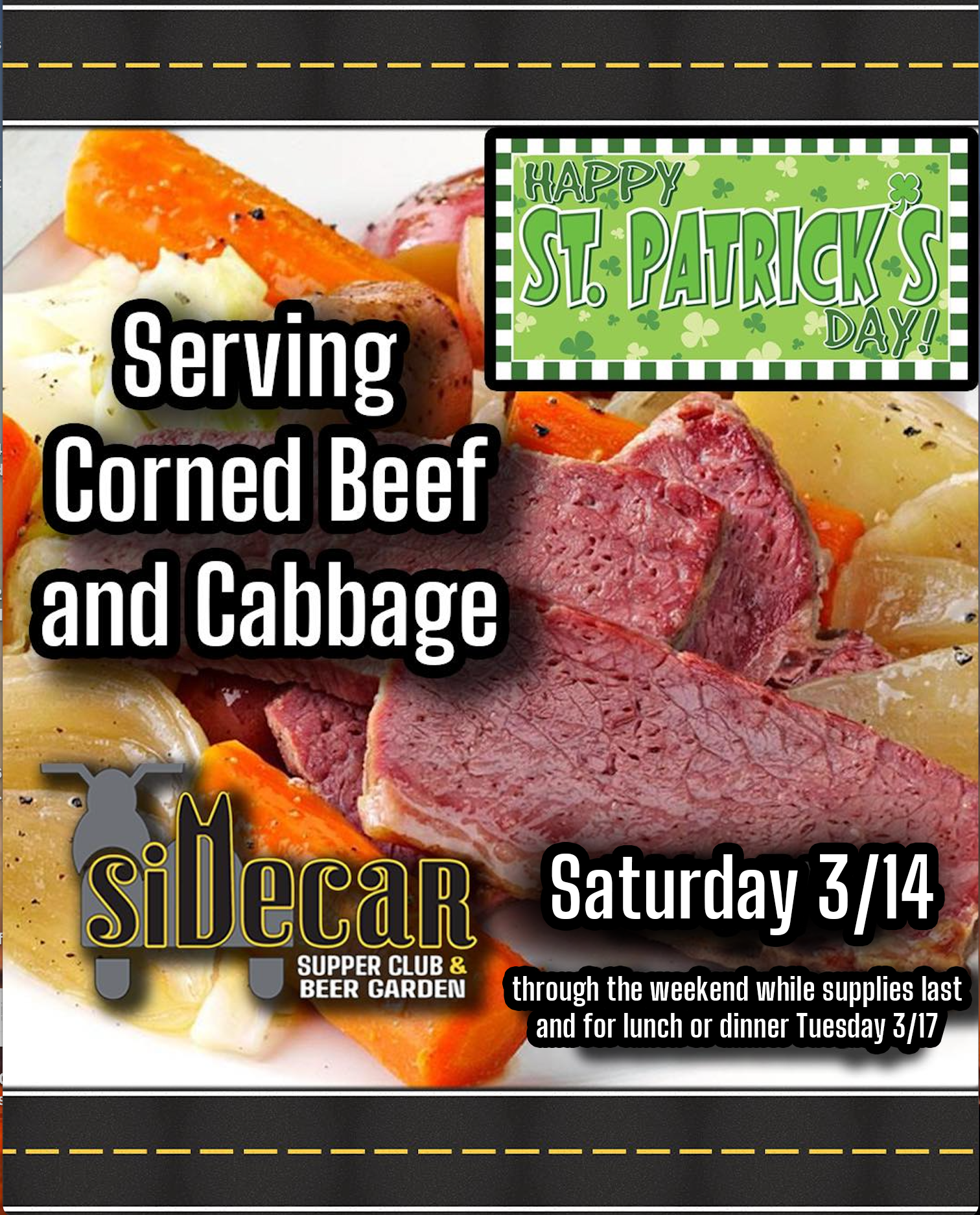 St. Patricks Day - Corned Beef Service