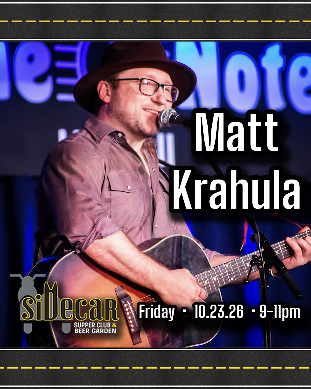 Matt Krahula at Sidecar 