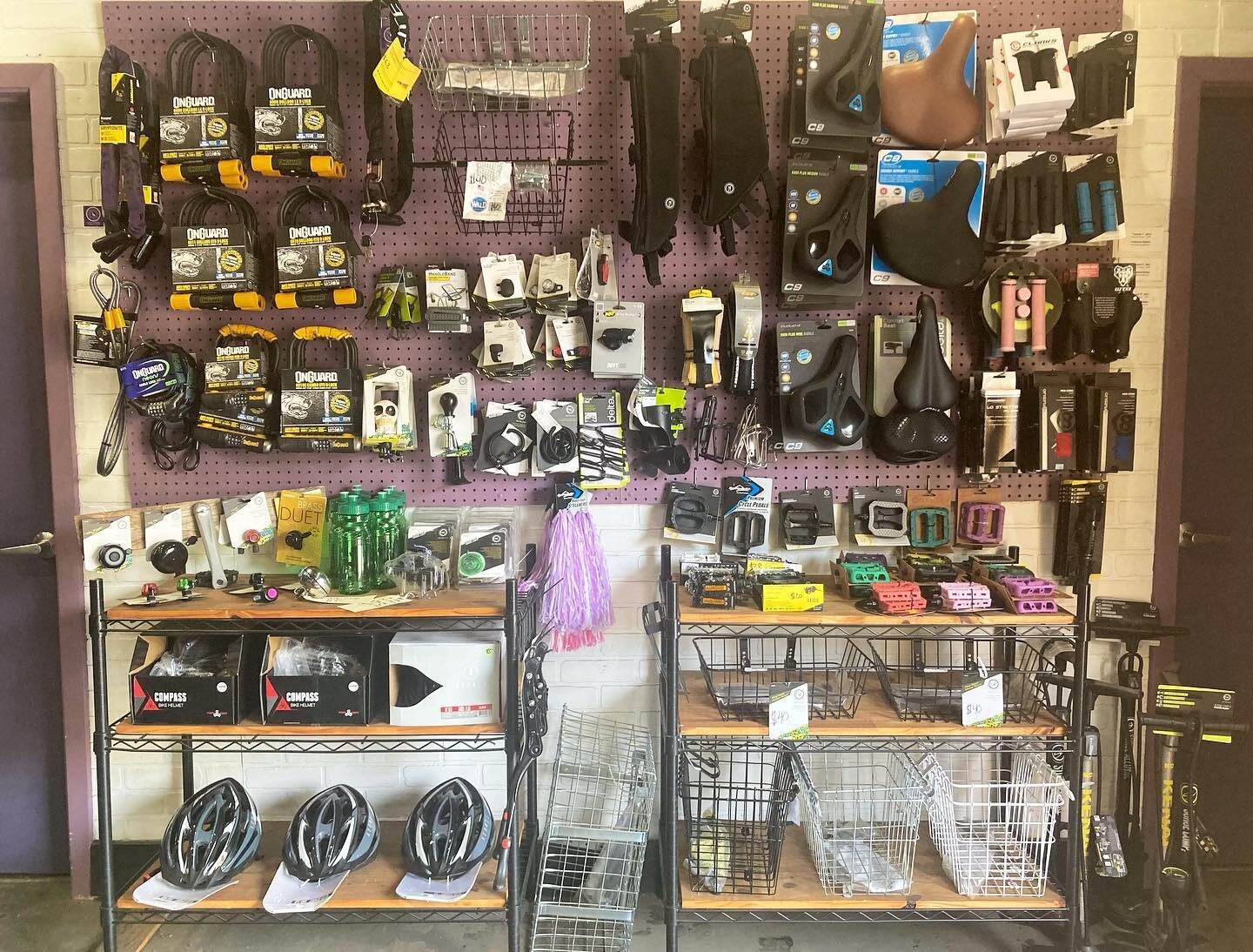 We&rsquo;ve got you covered for darn near most any accessory you may need for your bike... come get equipped!
.
.
.
.
#bike #bikes #bikeshop #neworleans #nola #marigny #bikeparts #propane #propaneaccessories #cutecats