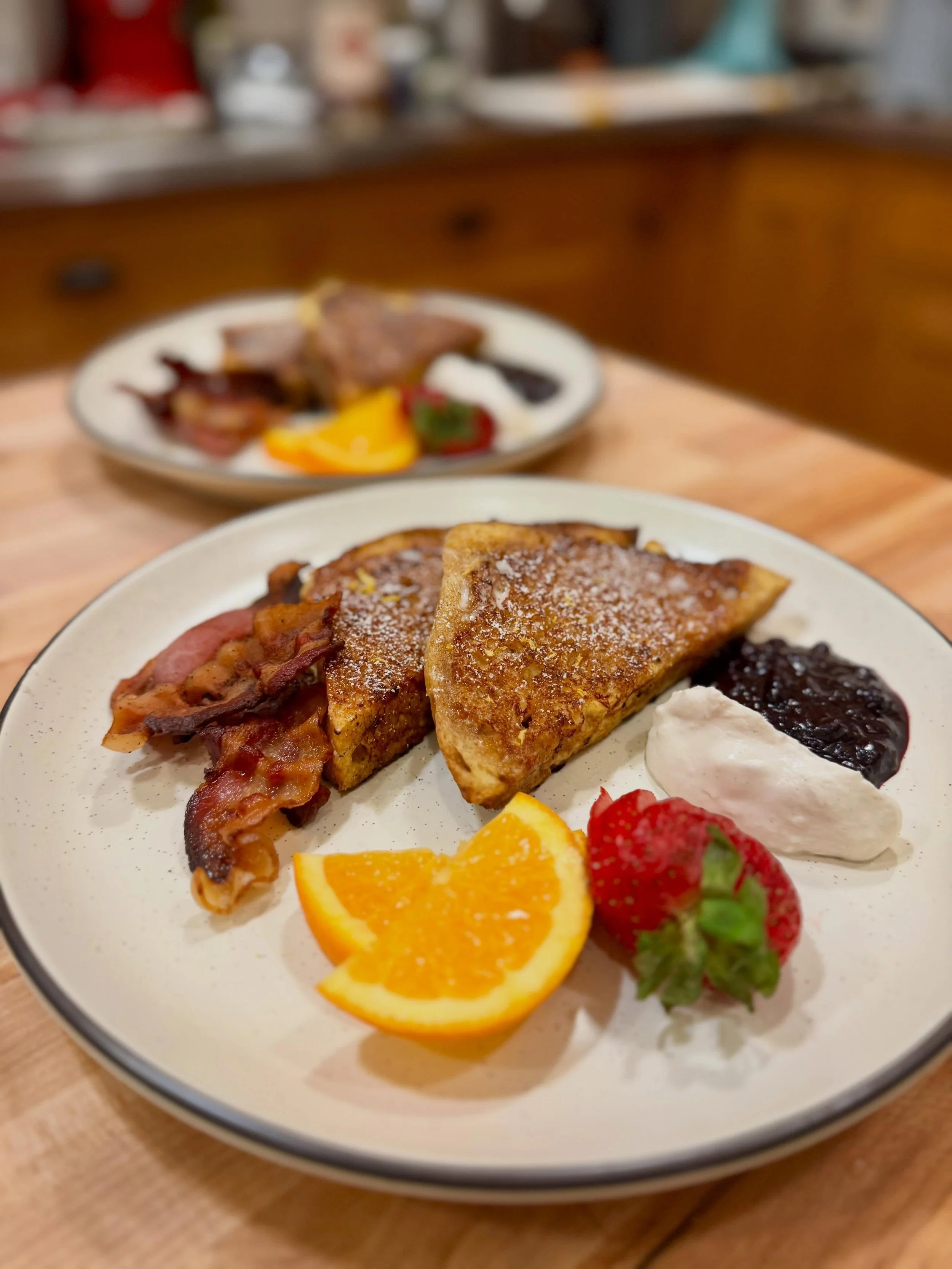When @jackaloperidge still has some of their jack-a-loaf sandwich breads left at the market, you must pivot breakfast to french toast.