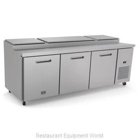 Kelvinator  Refrigerated Counter, Pizza Prep Table