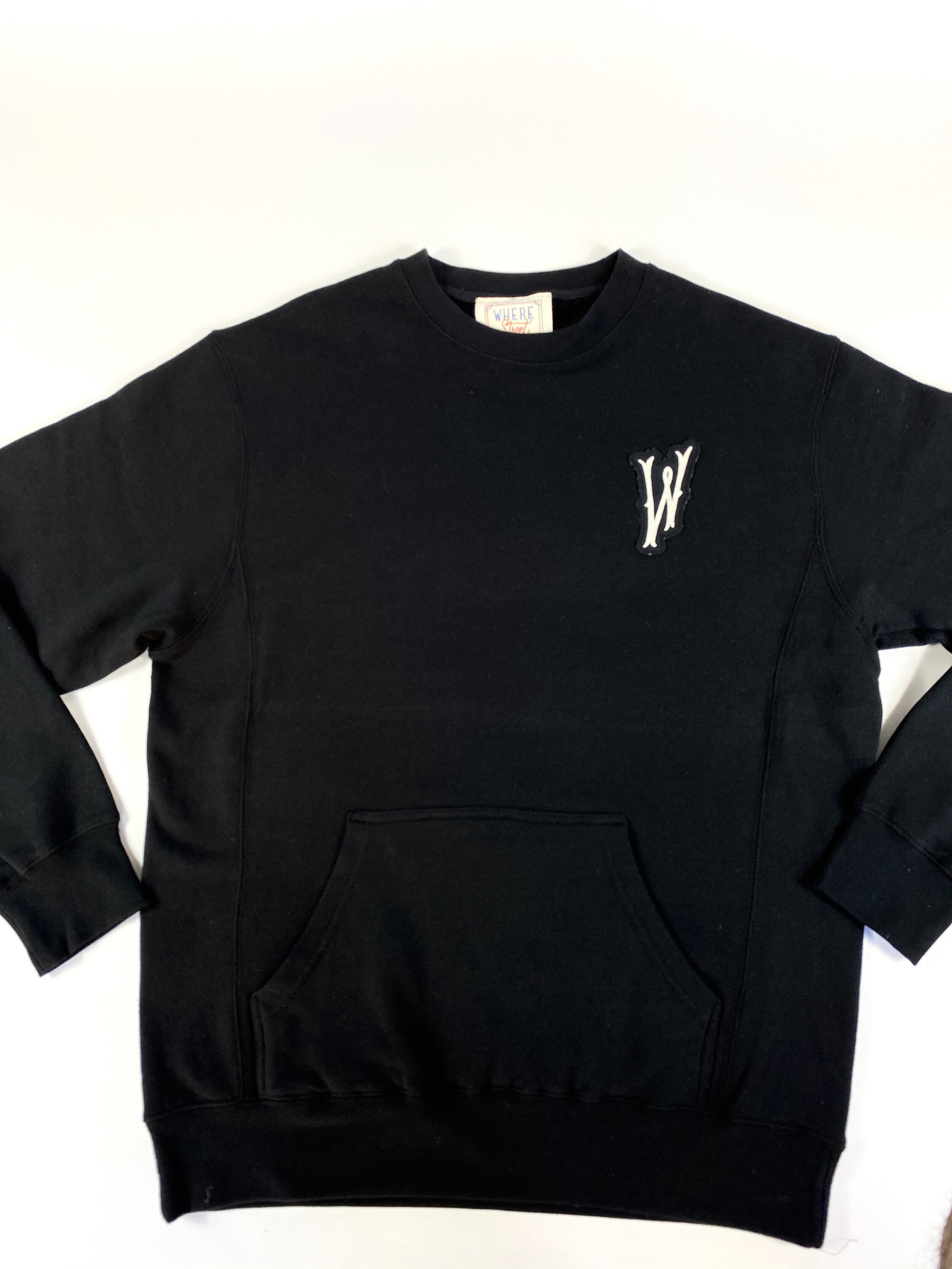 Hoodie Pocketed W Crewneck