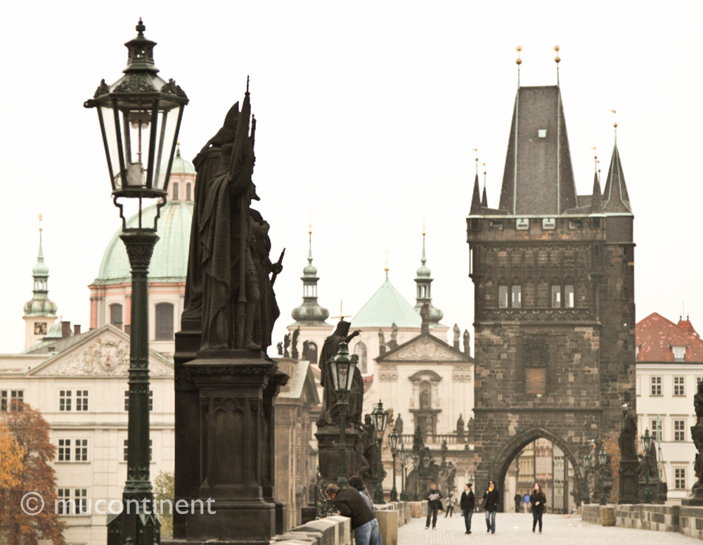 Charles Bridge in late fall