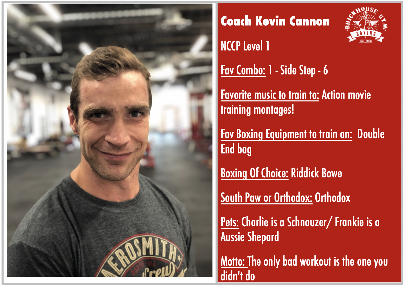 Coach Kevin Cannon: Featured Coach of WEEK 4 - September 30 - October 6, 2019