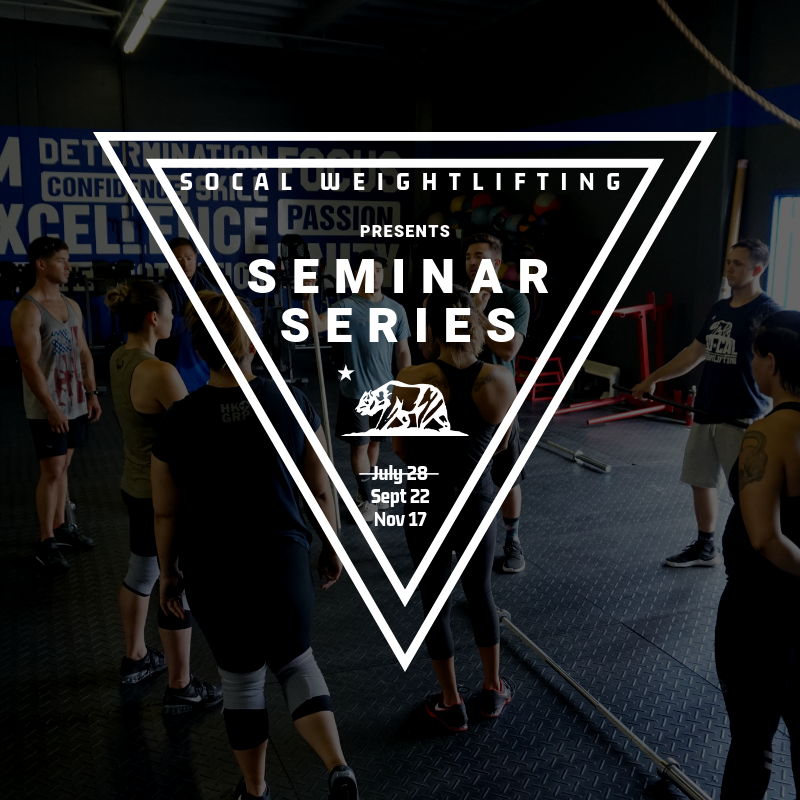 FREE Weightlifting Seminar Series