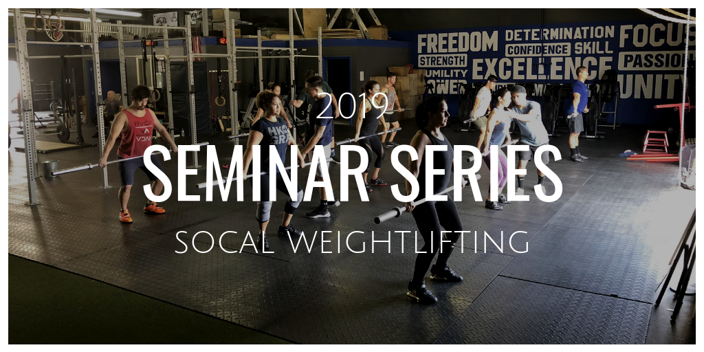 FREE Weightlifting Seminar Series 2019
