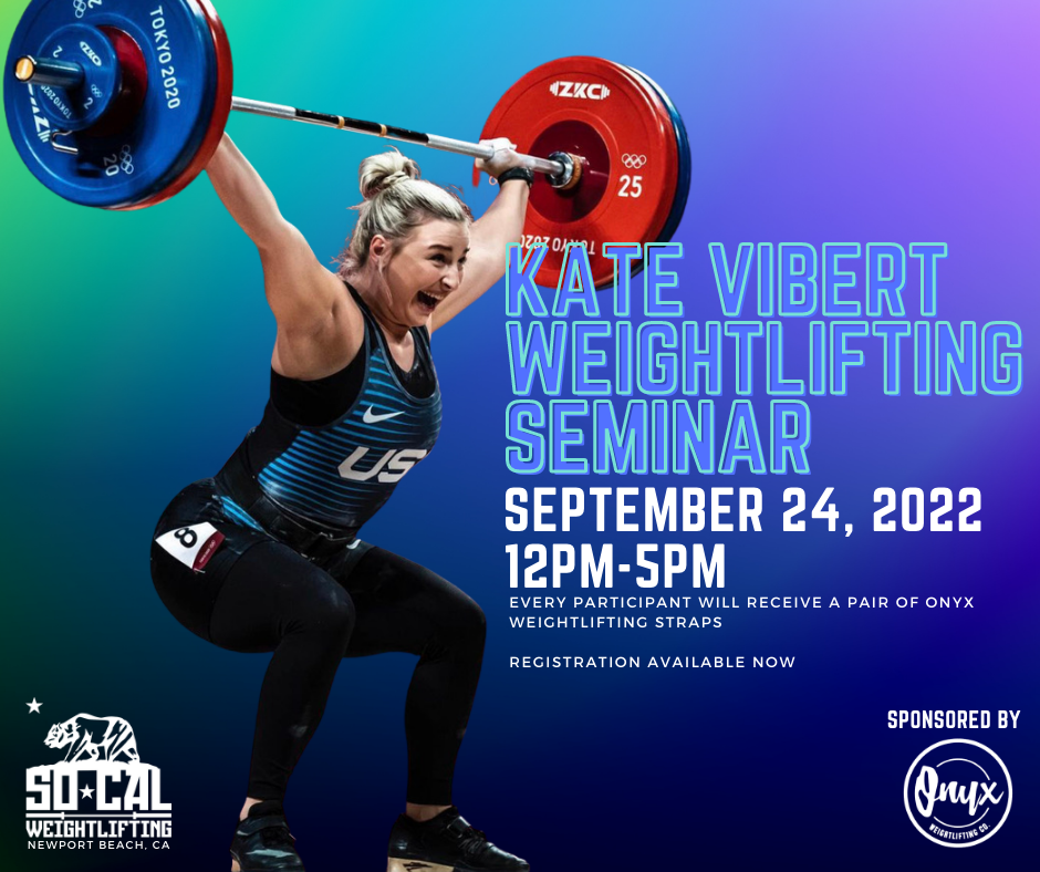 Kate Vibert Weightlifting Seminar