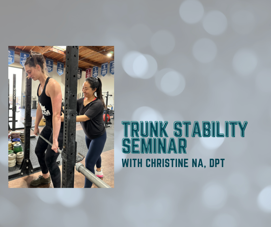 Trunk Stability Seminar with Christine Na, DPT