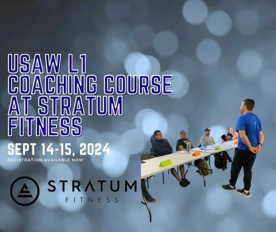 USAW Level 1 Course @ Stratum Fitness
