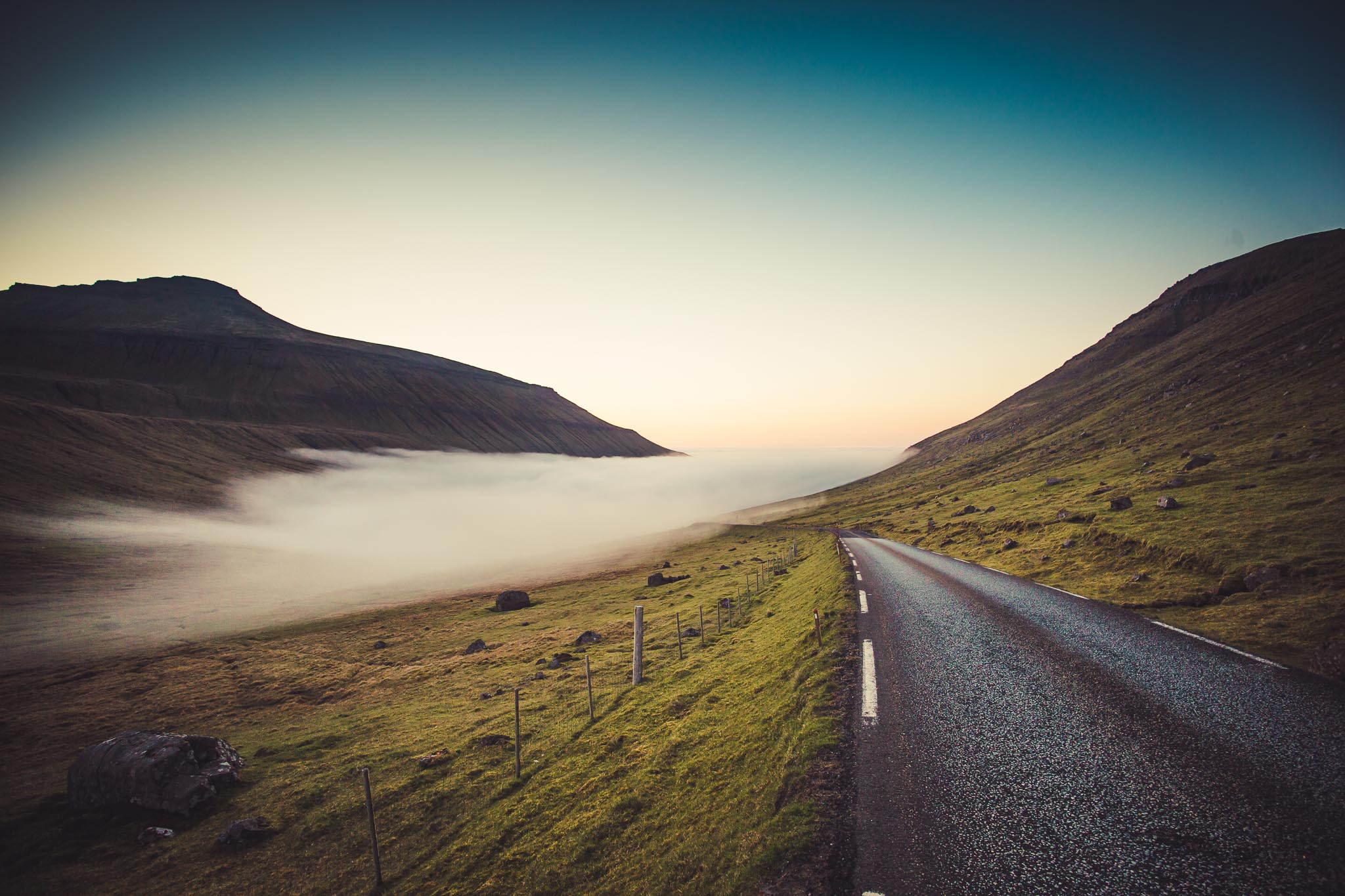 Fog Faroe Islands