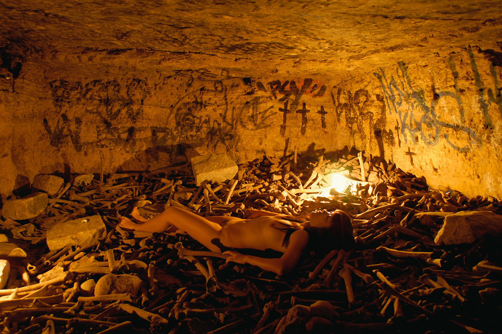 Ossuary, Catacombes de Paris, Paris, France