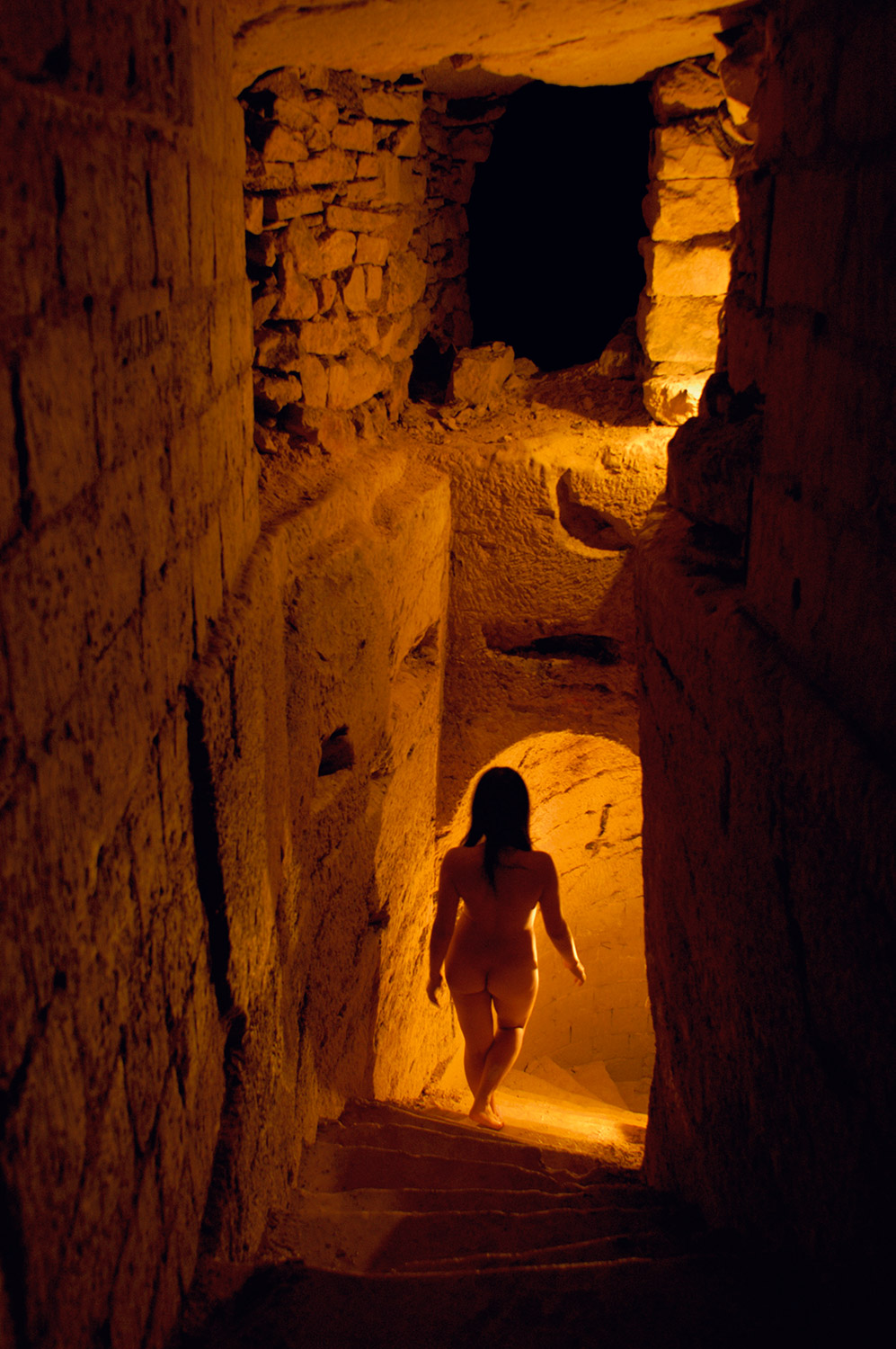 Cemetery Stairway, Catacombes de Paris, Paris, France